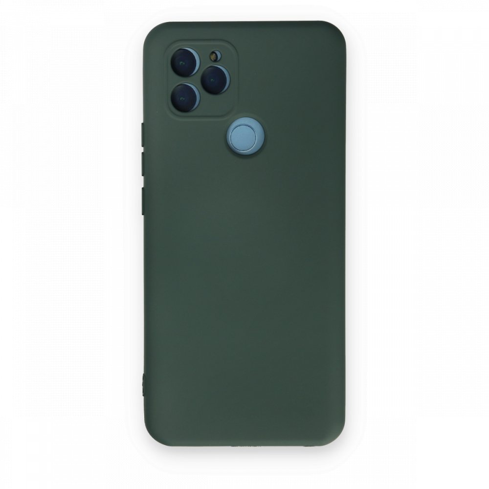  General Mobile GM 22 Kılıf Nano içi Kadife Silikon - Koyu Yeşil