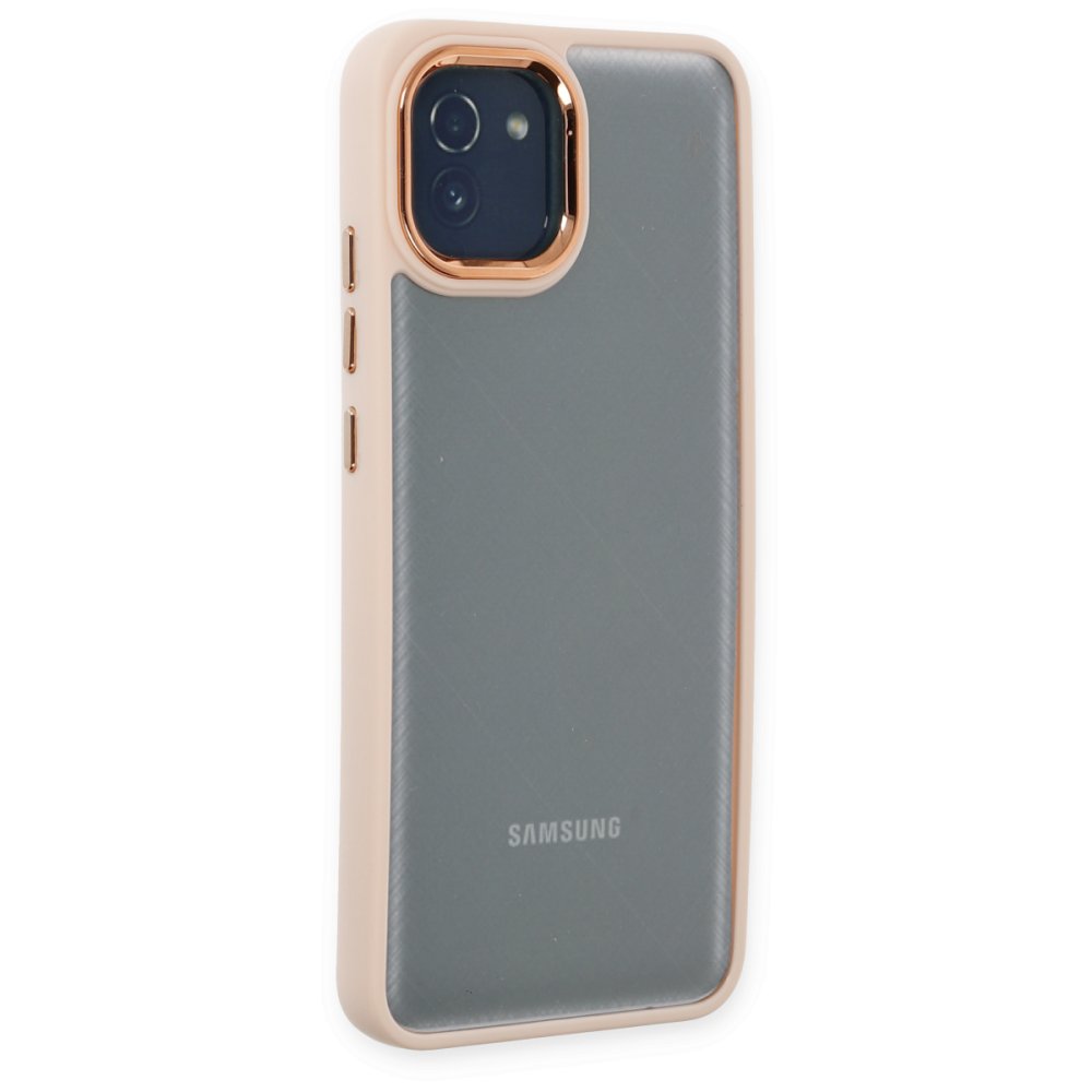  Samsung Galaxy A03 Kılıf Dora Kapak - Pudra