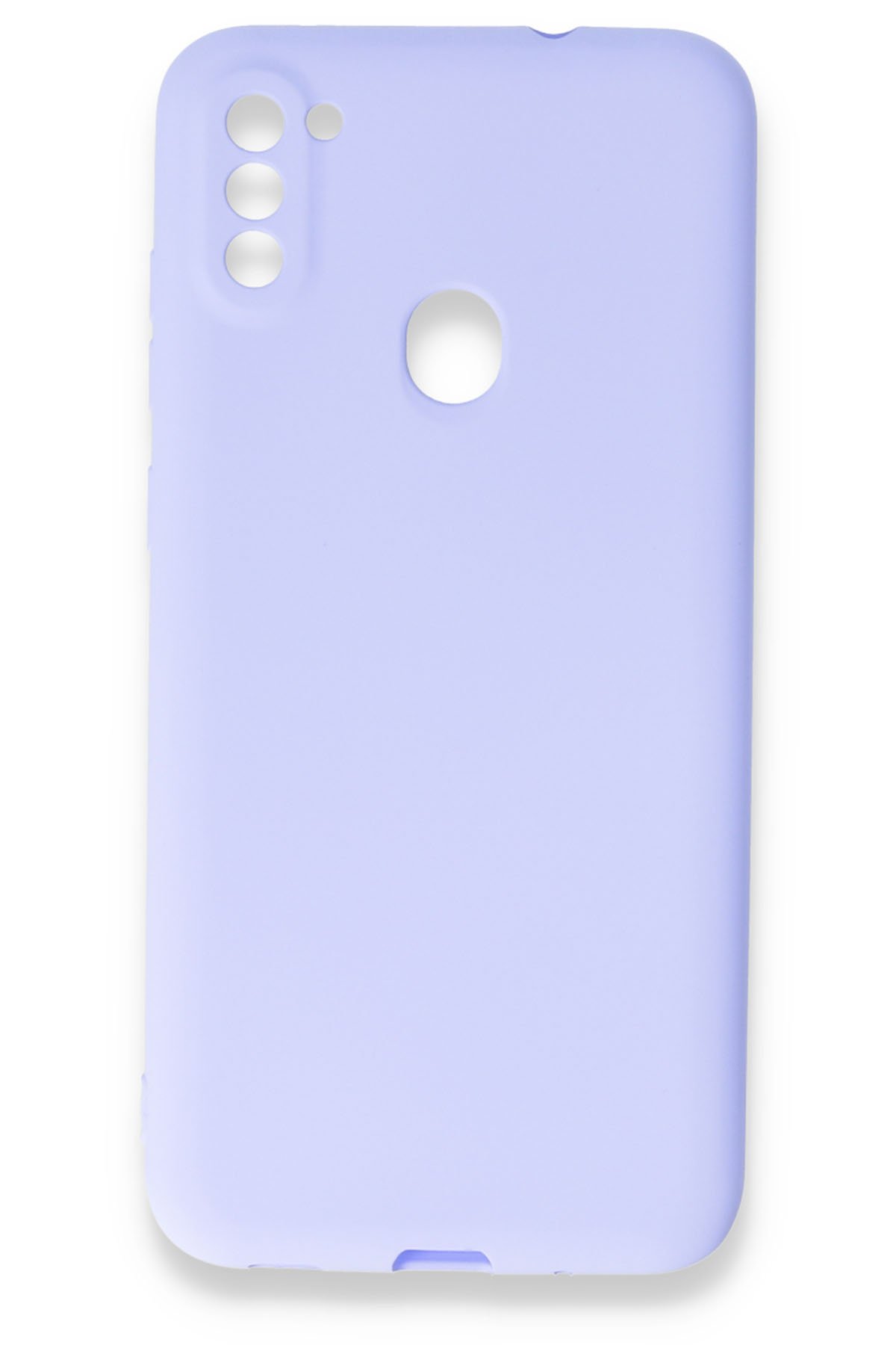  Samsung Galaxy M11 Kılıf First Silikon - Lila