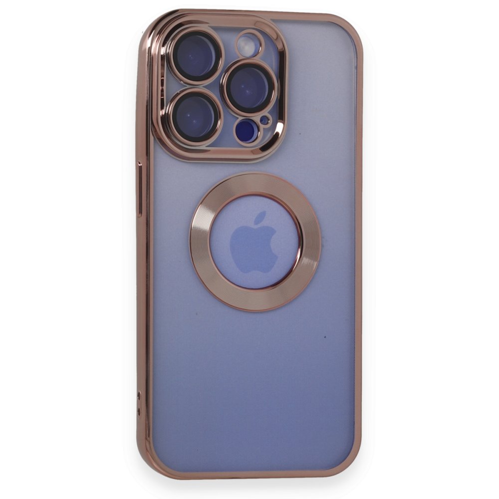  iPhone 15 Pro Kılıf Slot Silikon - Rose Gold