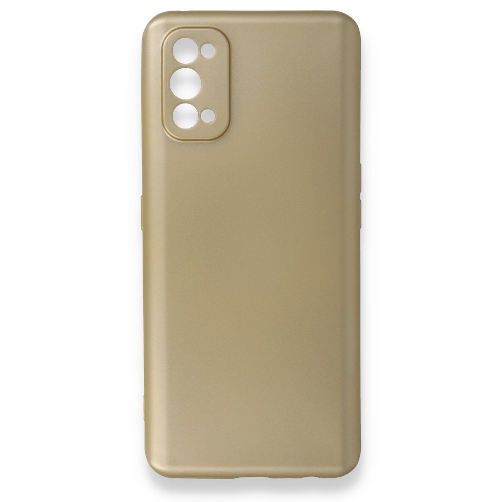 Realme 7 Pro Kılıf First Silikon - Gold  Realme 7 Pro Kılıf First Silikon - Gold