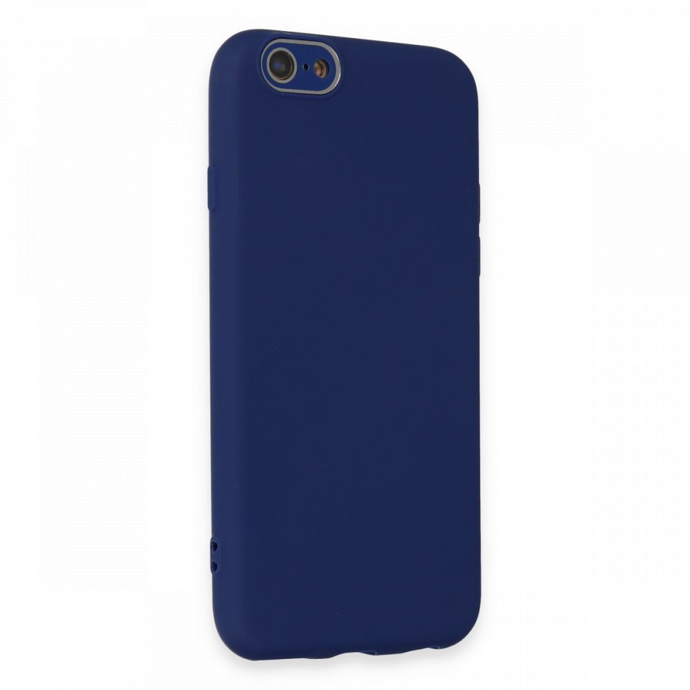  iPhone 6 Kılıf Lansman Glass Kapak - Sky Blue