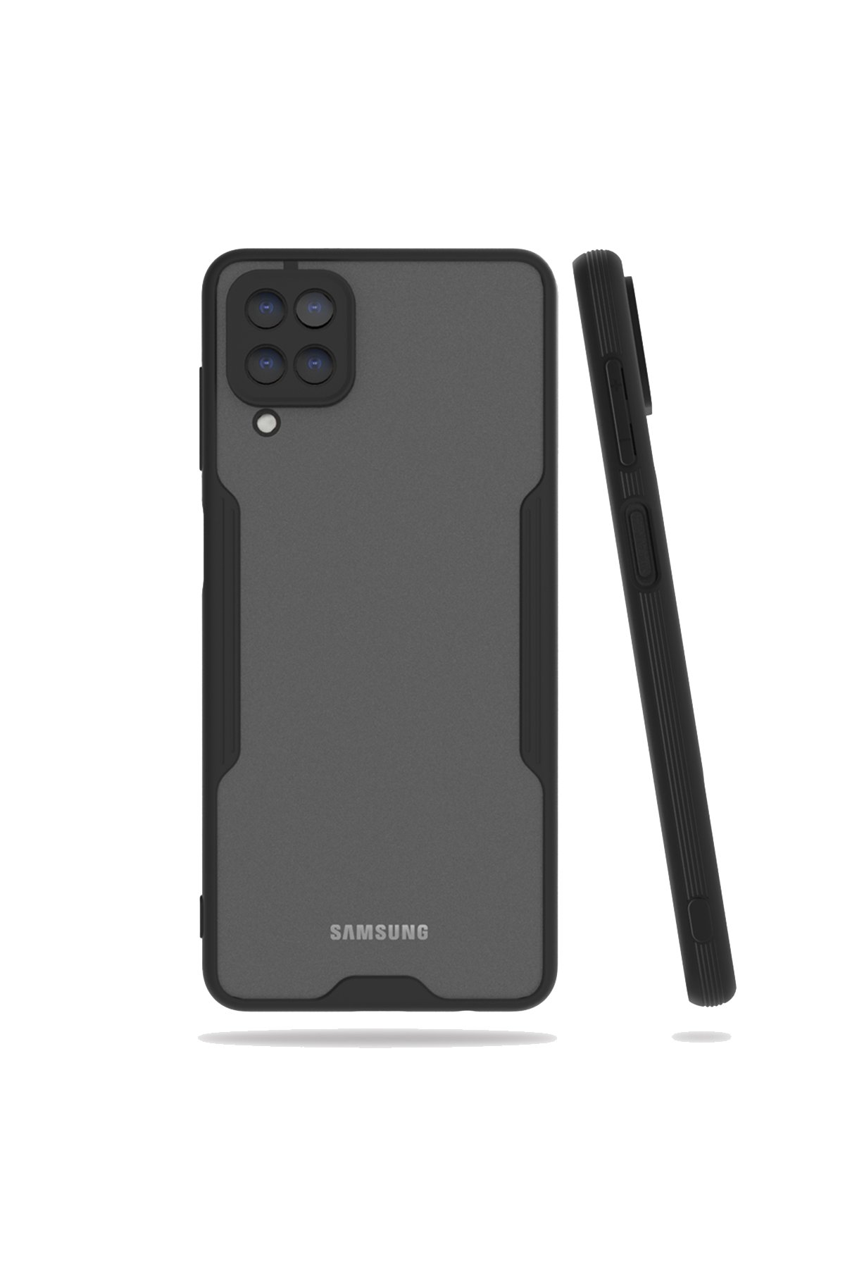  Samsung Galaxy M32 Kılıf Platin Silikon - Siyah