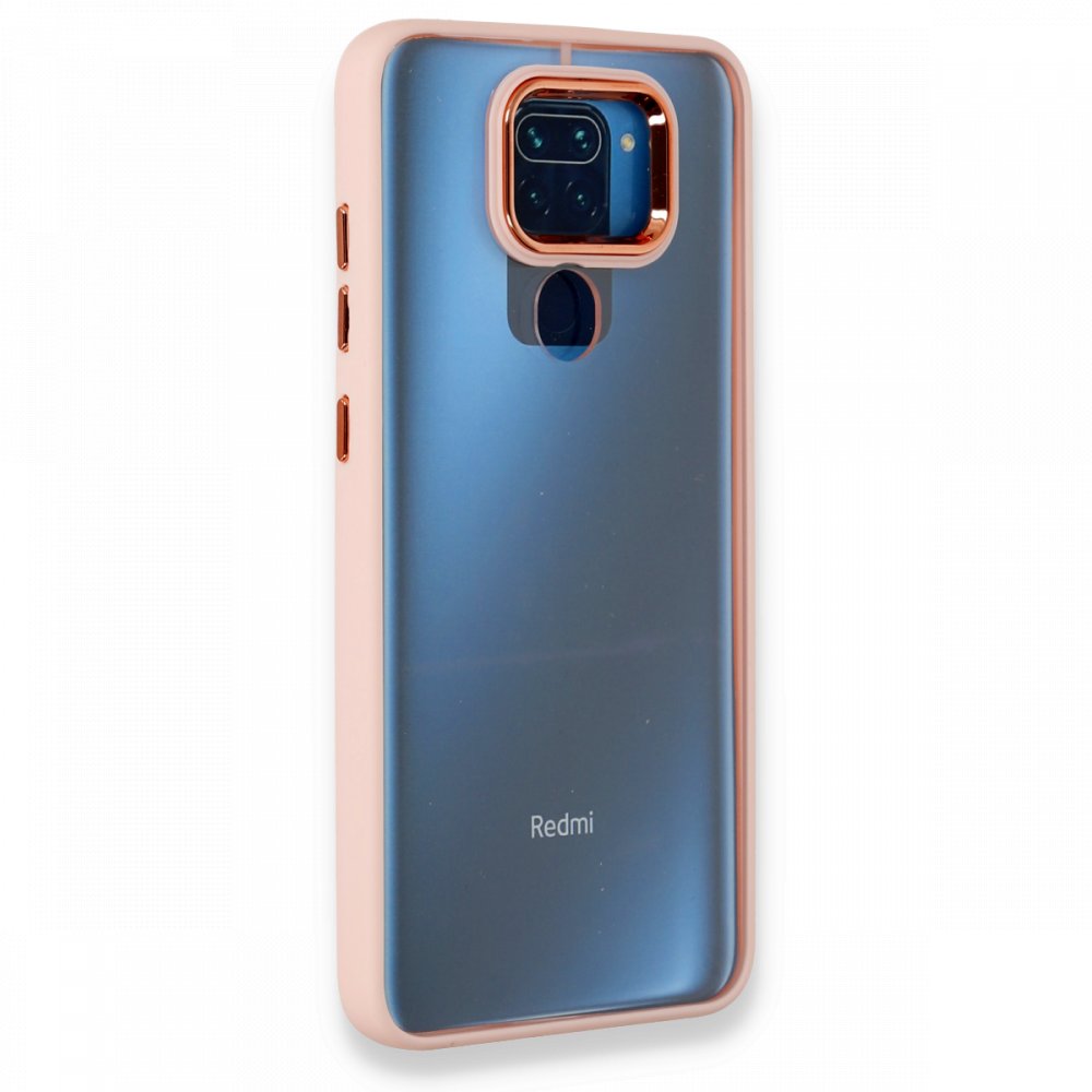 Redmi Note 9 Kılıf Dora Kapak - Pudra