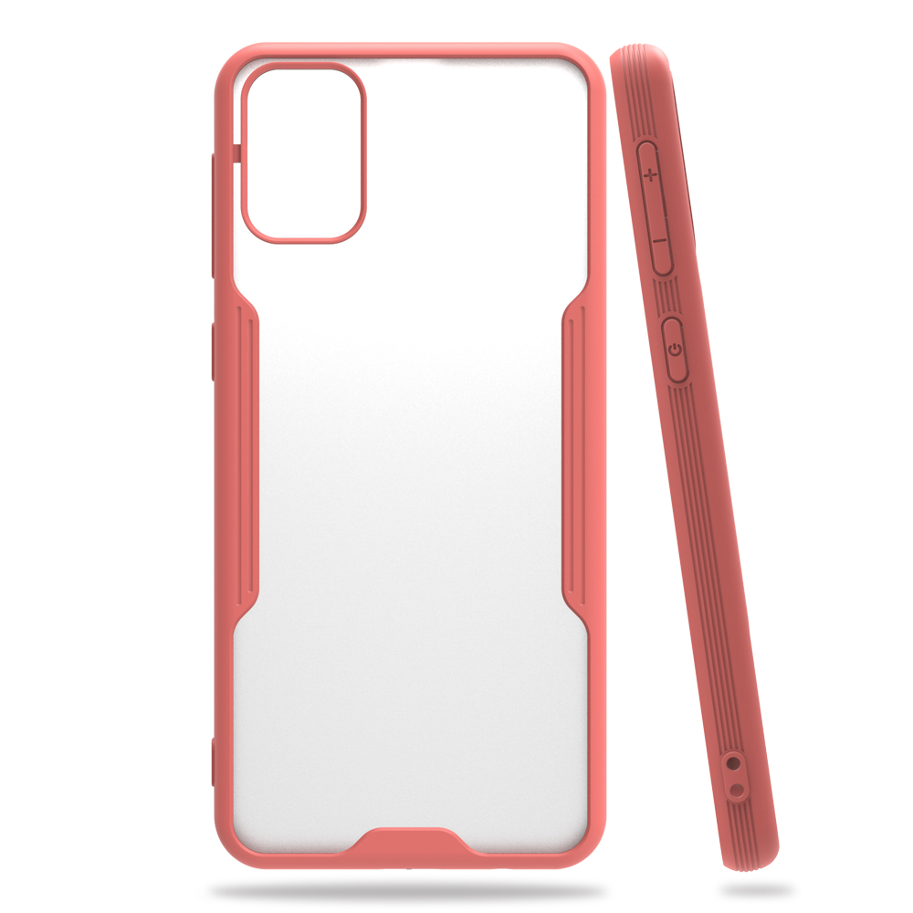 Samsung Galaxy M31 Kılıf Platin Silikon - Pembe Samsung Galaxy M31 Kılıf Platin Silikon - Pembe
