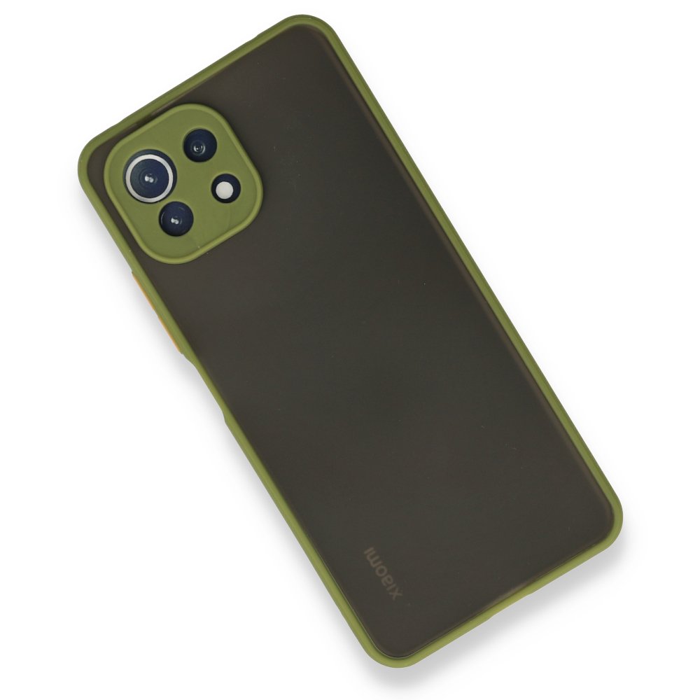 Xiaomi Mİ 11 Lite Kılıf Montreal Silikon Kapak - Açık Yeşil  Xiaomi Mİ 11 Lite Kılıf Montreal Silikon Kapak - Açık Yeşil