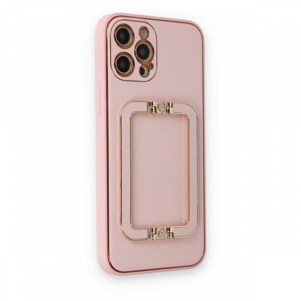  iPhone 12 Pro Max Kılıf Coco Elit Kapak - Pembe