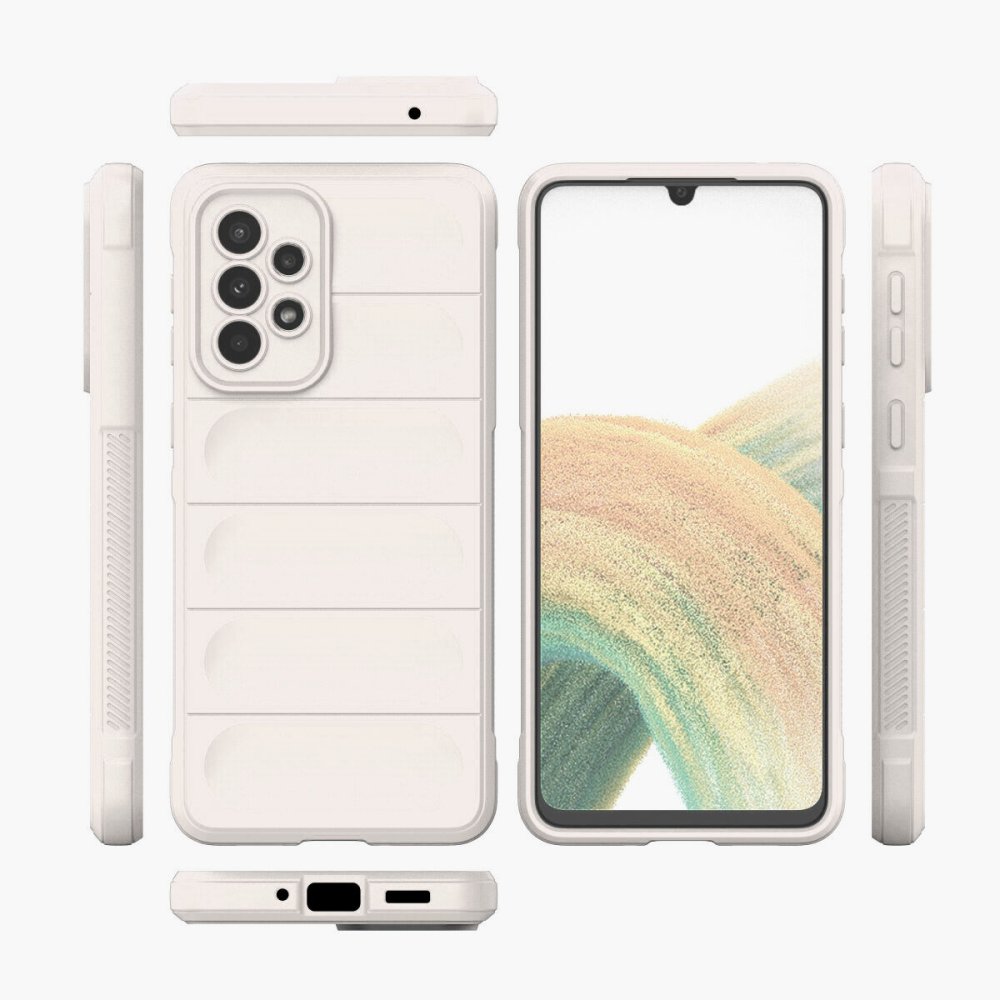  Samsung Galaxy A33 5G Kılıf Optimum Silikon - Krem