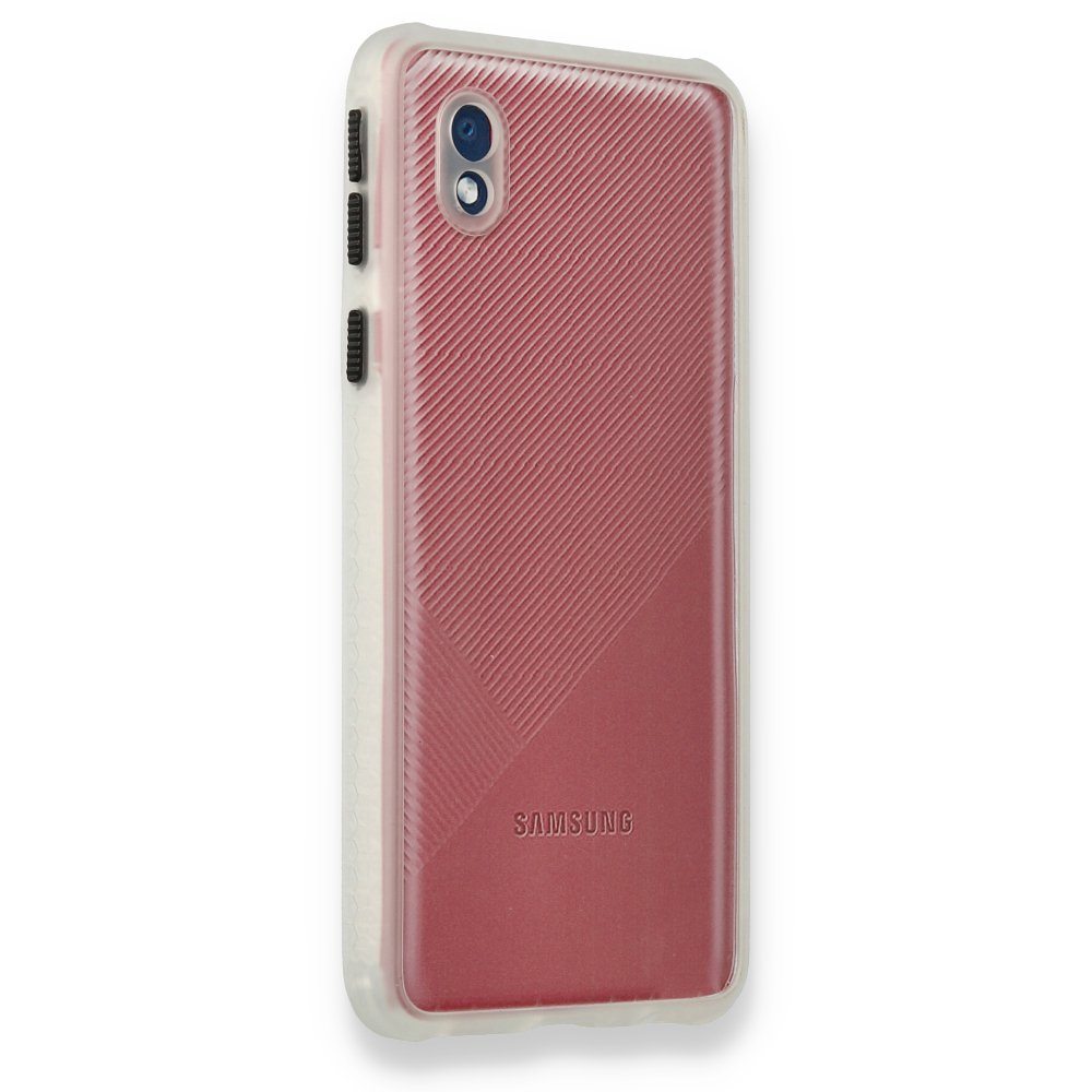 Samsung Galaxy A01 Core Kılıf Miami Şeffaf Silikon - Şeffaf Samsung Galaxy A01 Core Kılıf Miami Şeffaf Silikon - Şeffaf