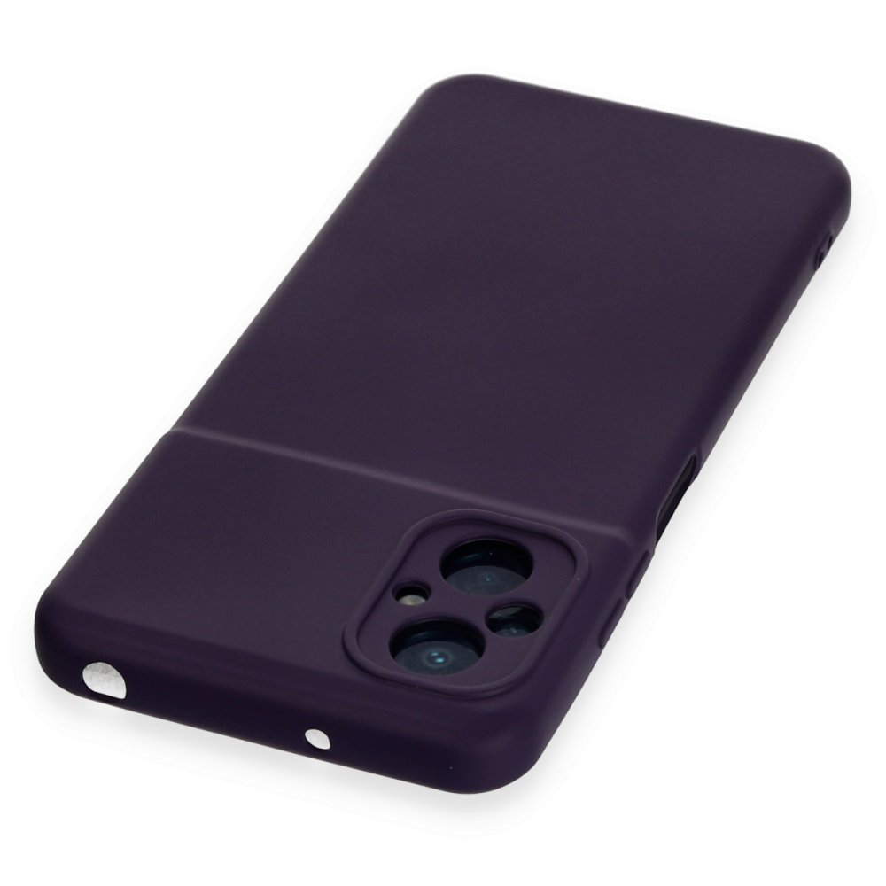 Xiaomi Poco M5 Kılıf Nano içi Kadife Silikon - Mor Xiaomi Poco M5 Kılıf Nano içi Kadife Silikon - Mor