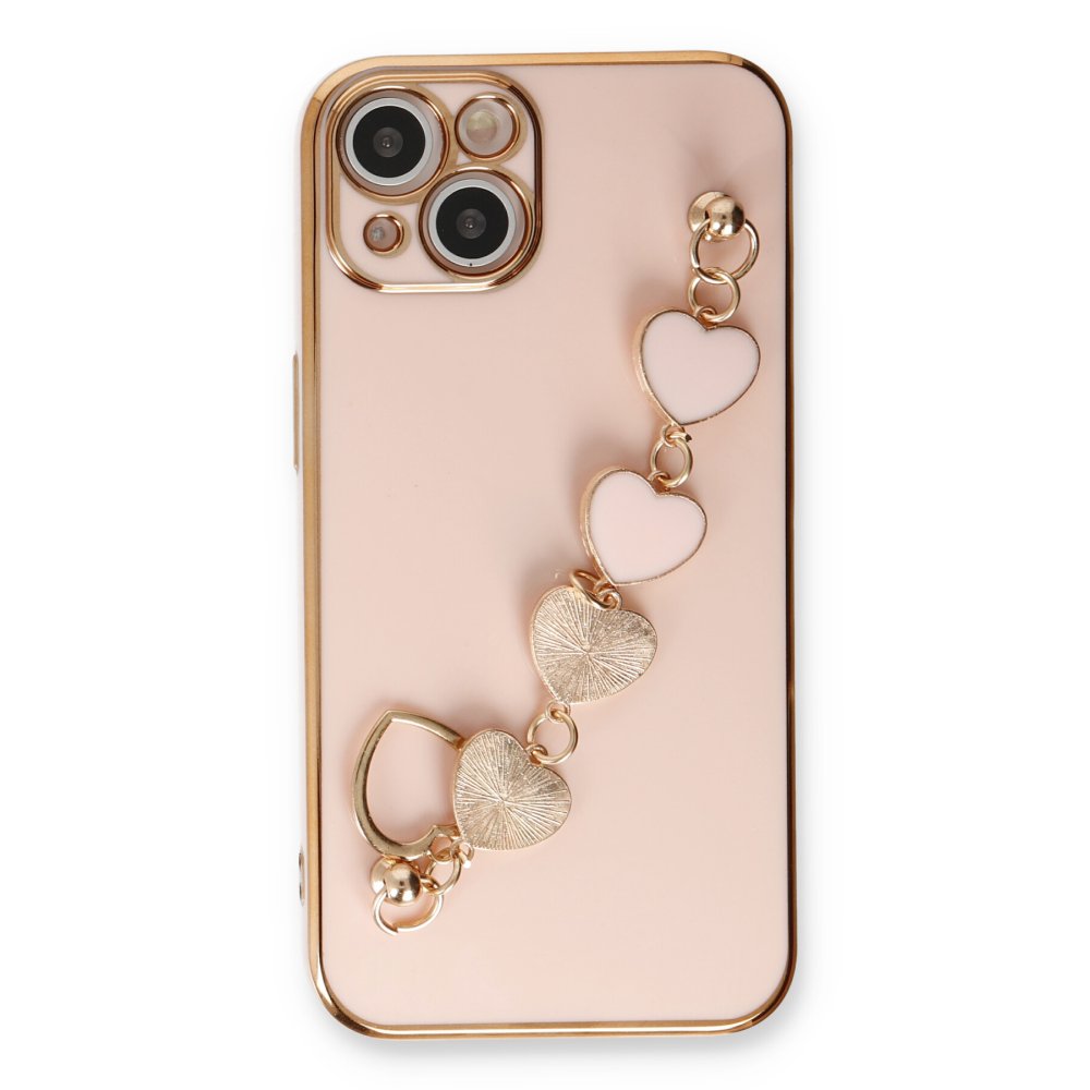 iPhone 14 Kılıf Esila Silikon - Pudra iPhone 14 Kılıf Esila Silikon - Pudra