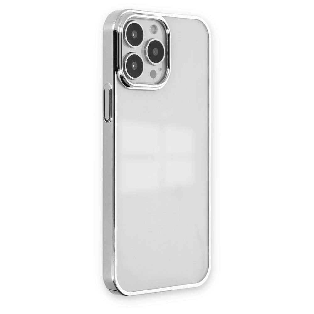  iPhone 14 Pro Kılıf Element Silikon - Gümüş