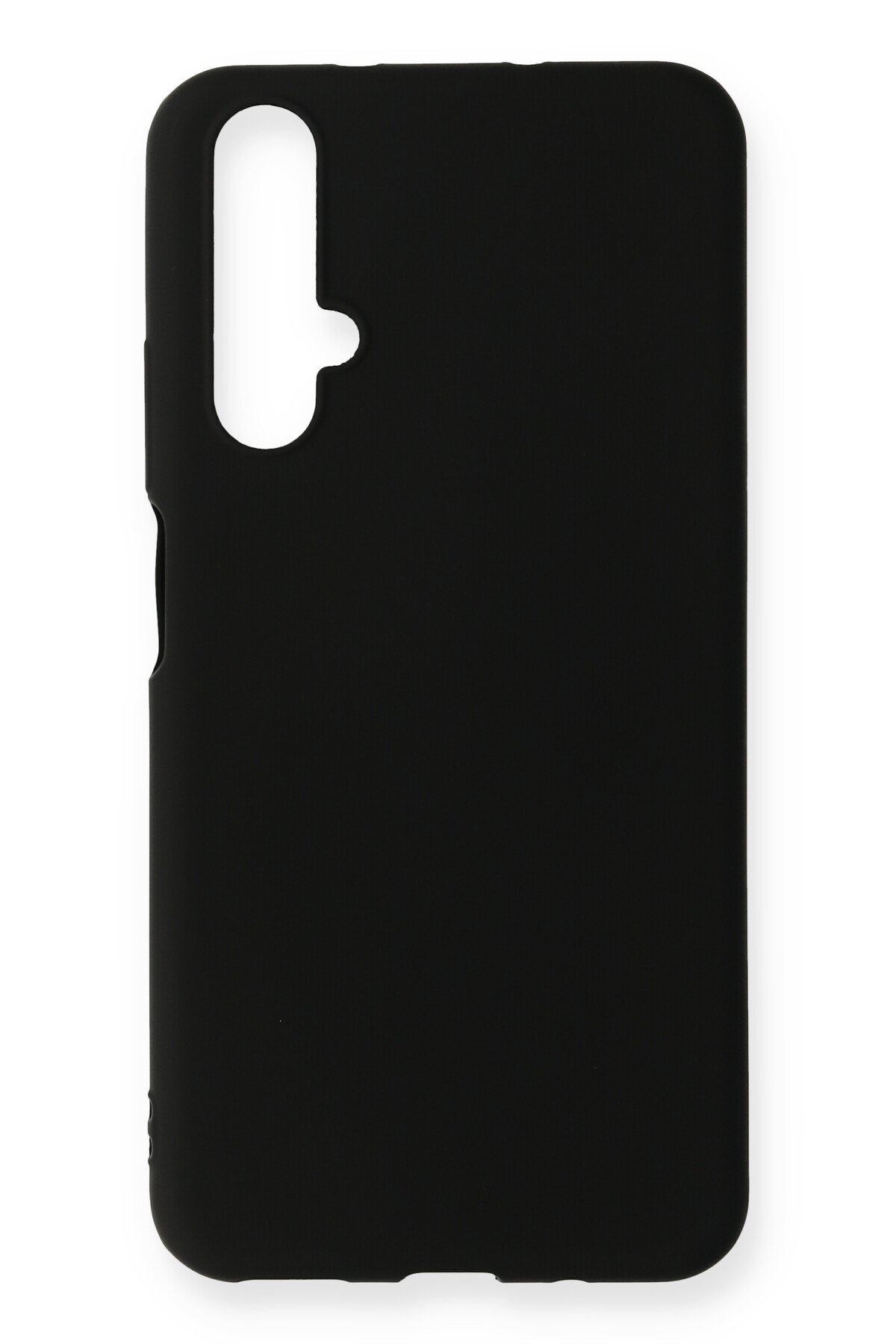 Huawei Nova 5T Kılıf First Silikon - Siyah  Huawei Nova 5T Kılıf First Silikon - Siyah