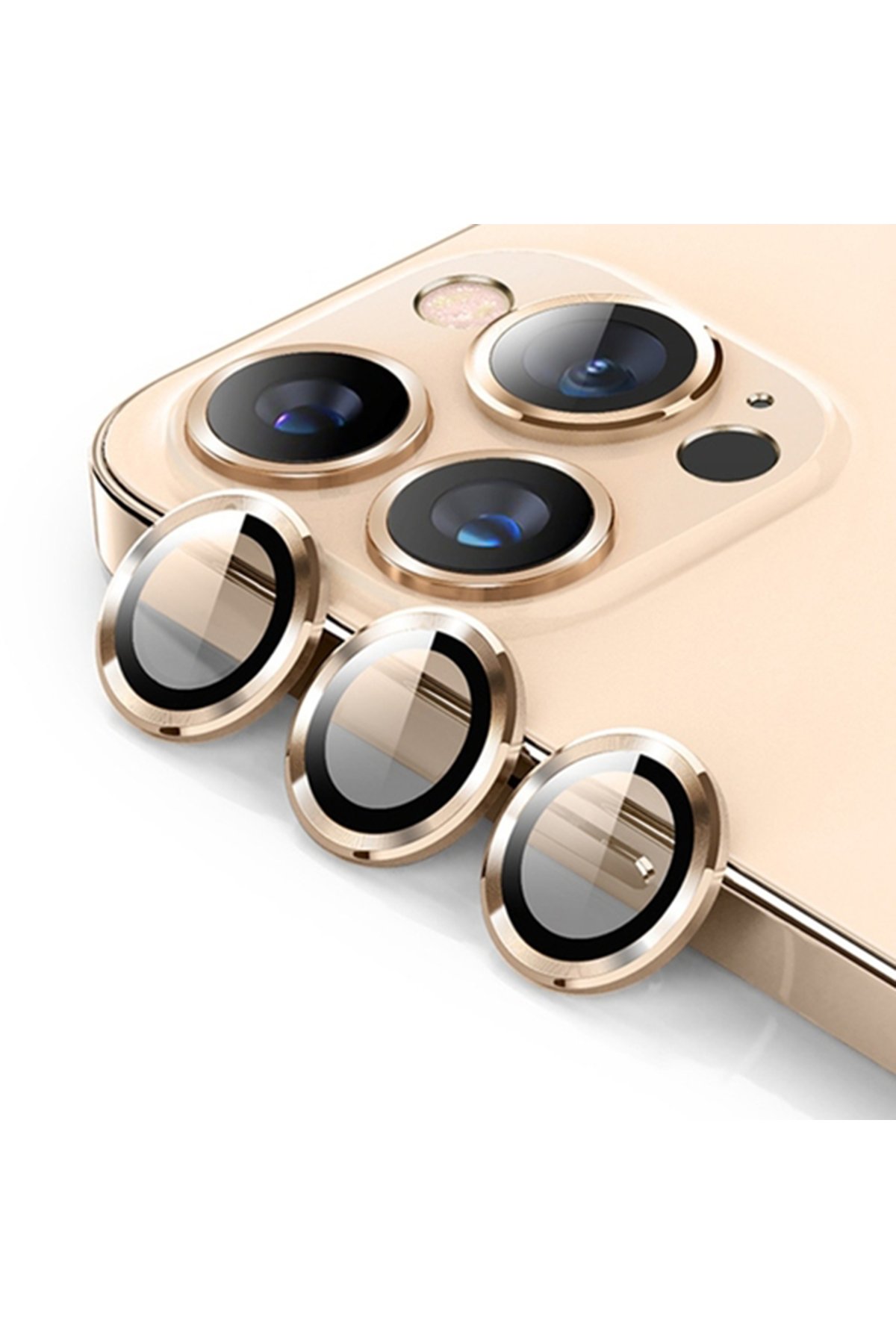  iPhone 14 Pro Bind Metal Kamera Lens - Gold