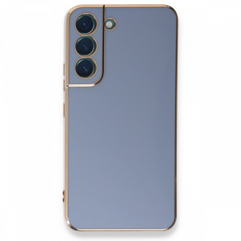  Samsung Galaxy S22 Plus Kılıf Volet Silikon - Mavi