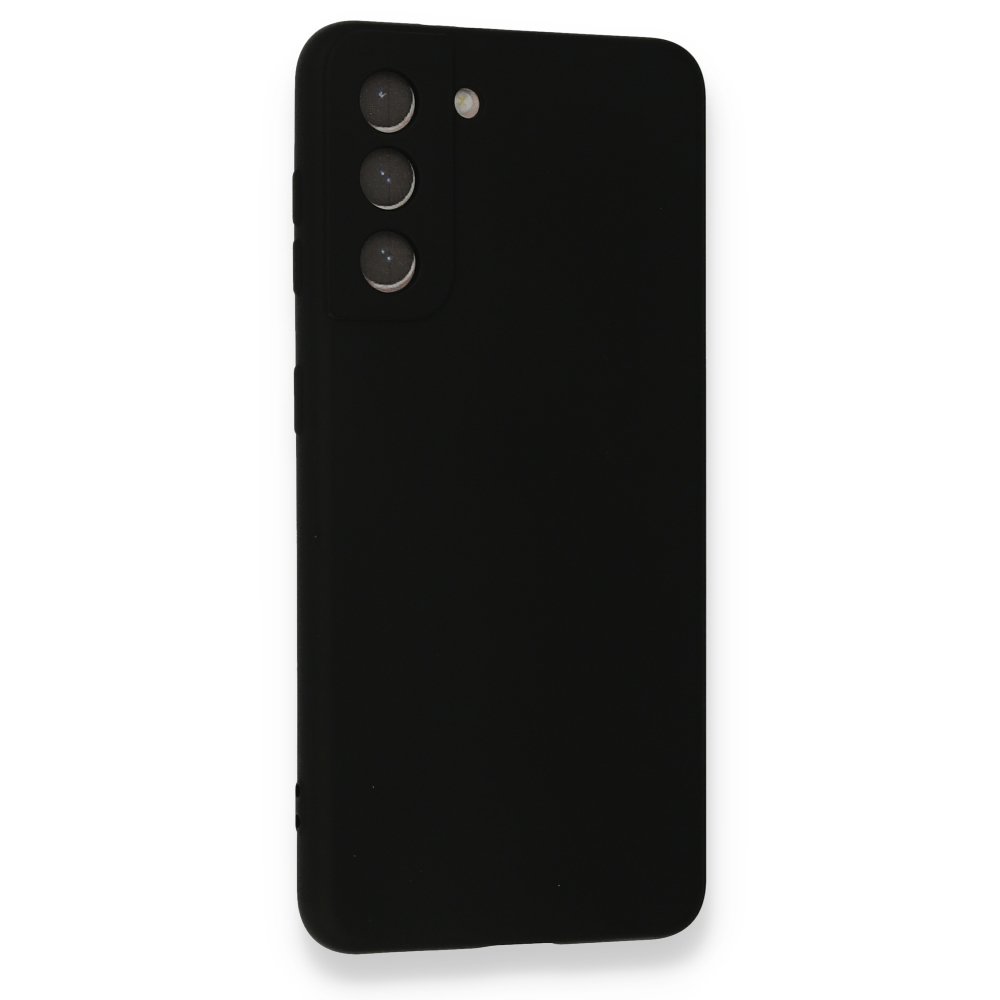  Samsung Galaxy S21 Kılıf Nano içi Kadife Silikon - Siyah