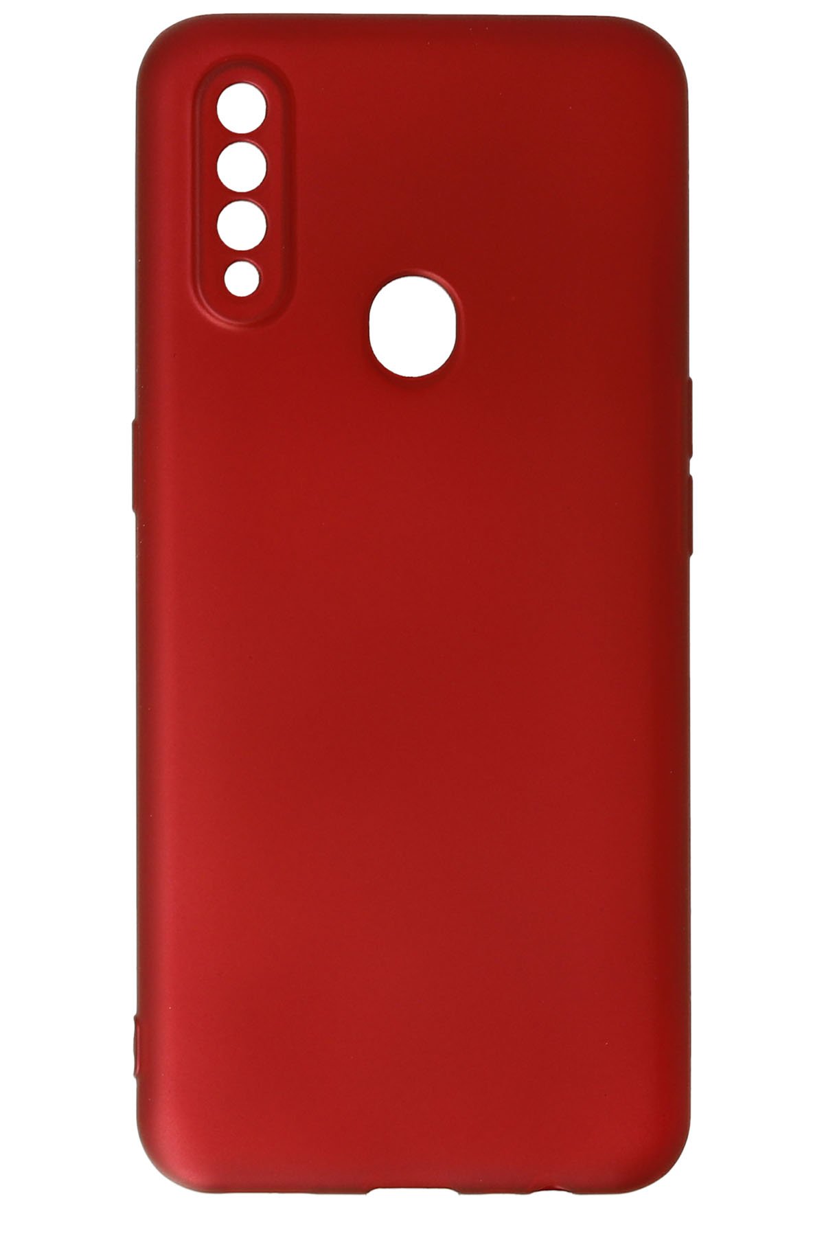  Oppo A31 Kılıf First Silikon - Bordo
