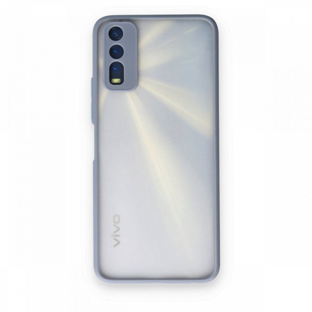  Vivo Y11S Kılıf Montreal Silikon Kapak - Gri