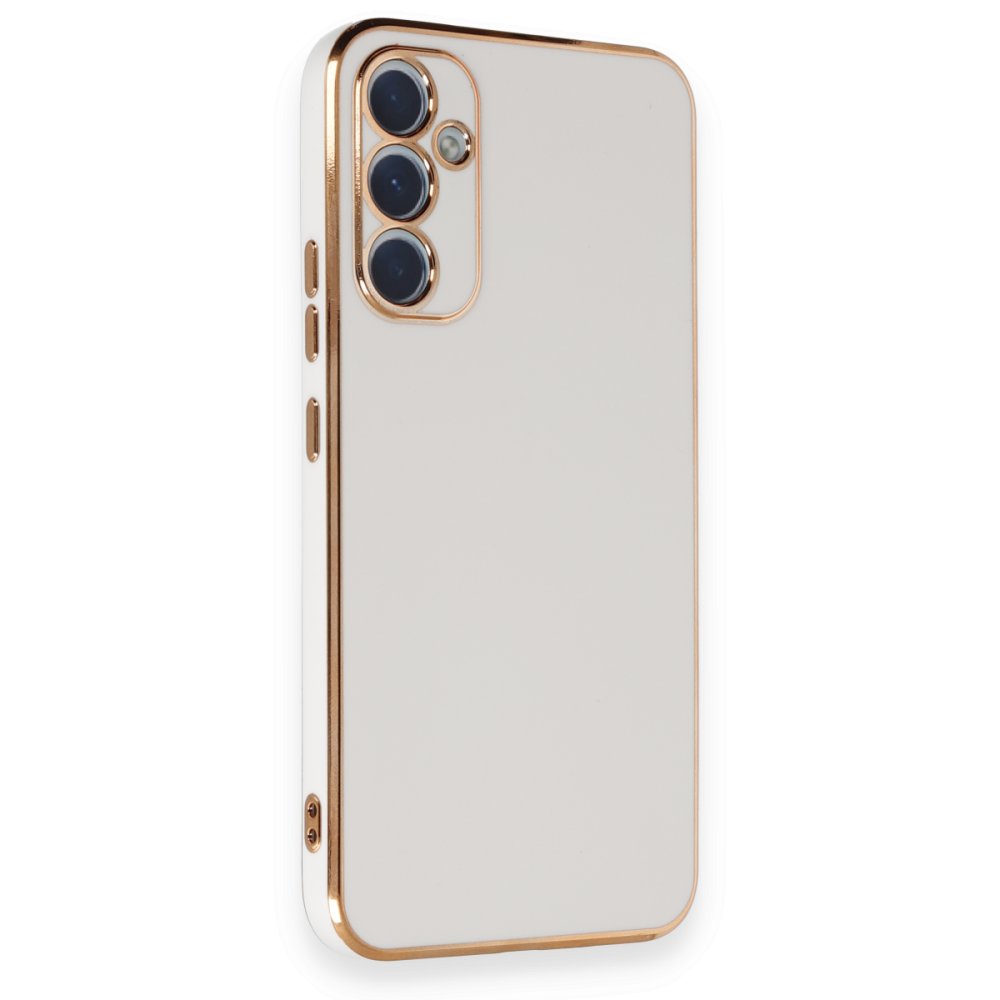  Samsung Galaxy A34 5G Kılıf Volet Silikon - Beyaz