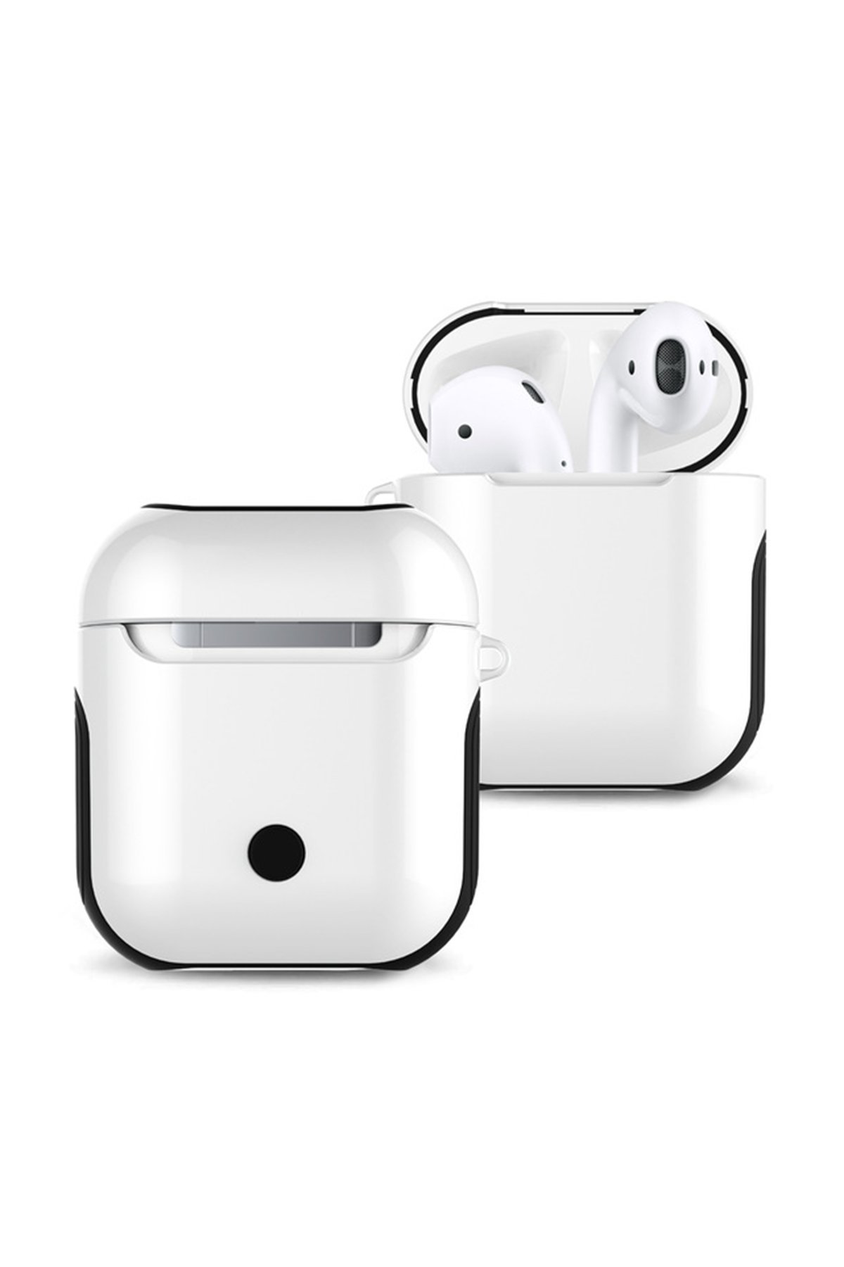  Airpods (1.nesil) 3in1 Kılıf - Beyaz