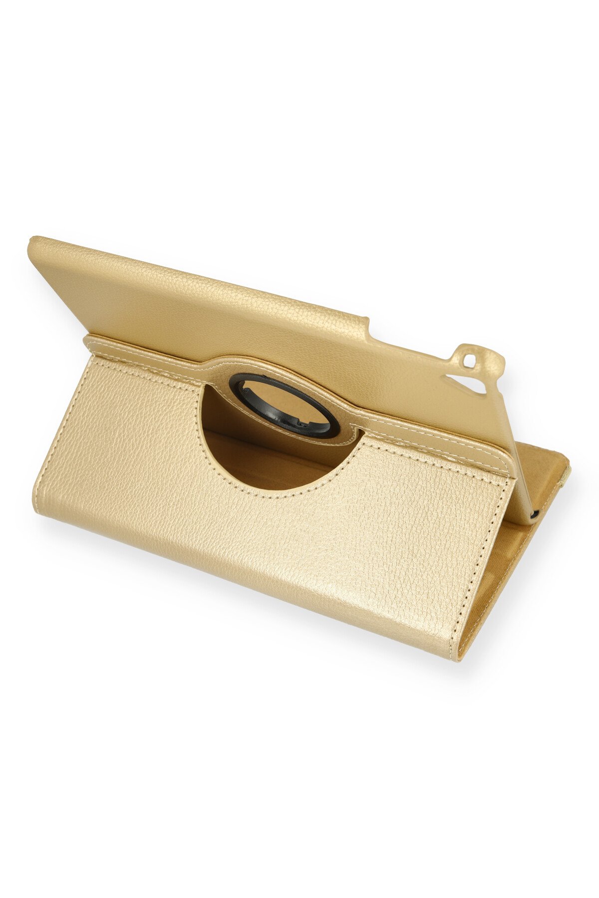  iPad Pro 9.7 Kılıf 360 Tablet Deri Kılıf - Gold