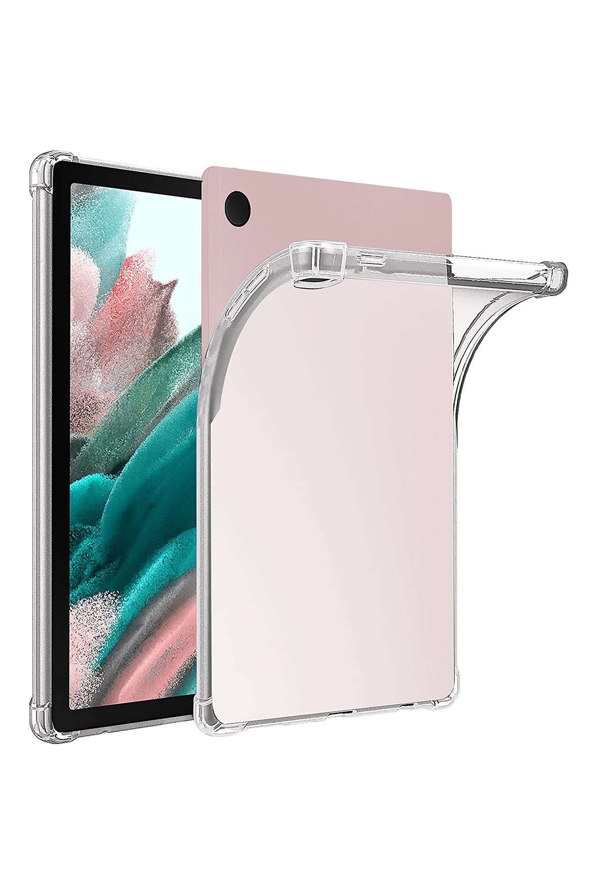  Samsung Galaxy X510 Tab S9 FE 11 Kılıf Anti Şeffaf Tablet Silikon - Şeffaf