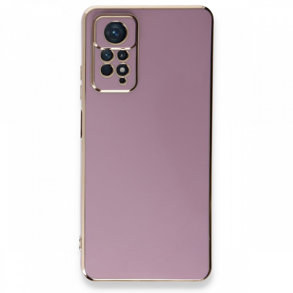 Redmi Note 11S Kılıf Volet Silikon - Mor Redmi Note 11S Kılıf Volet Silikon - Mor