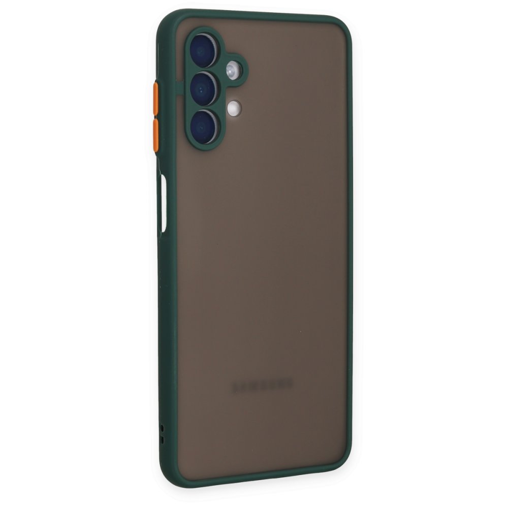  Samsung Galaxy A04S Kılıf Montreal Silikon Kapak - Yeşil