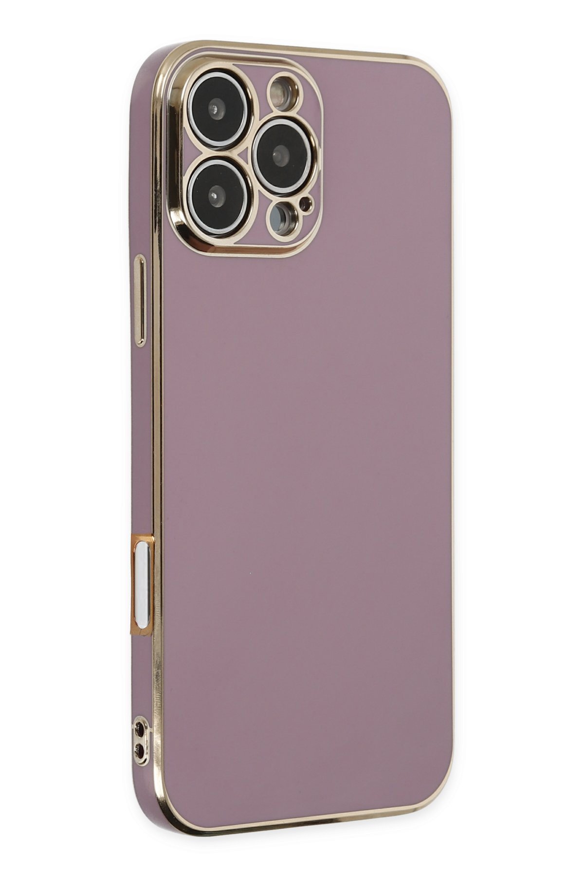  iPhone 16 Pro Max Kılıf Volet Silikon - Mor