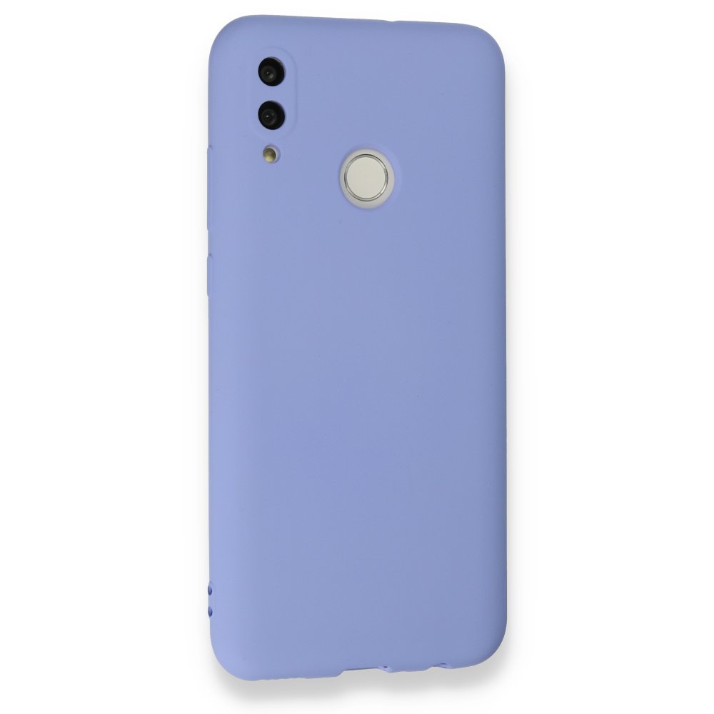 Huawei P Smart 2019 Kılıf Nano içi Kadife Silikon - Lila  Huawei P Smart 2019 Kılıf Nano içi Kadife Silikon - Lila