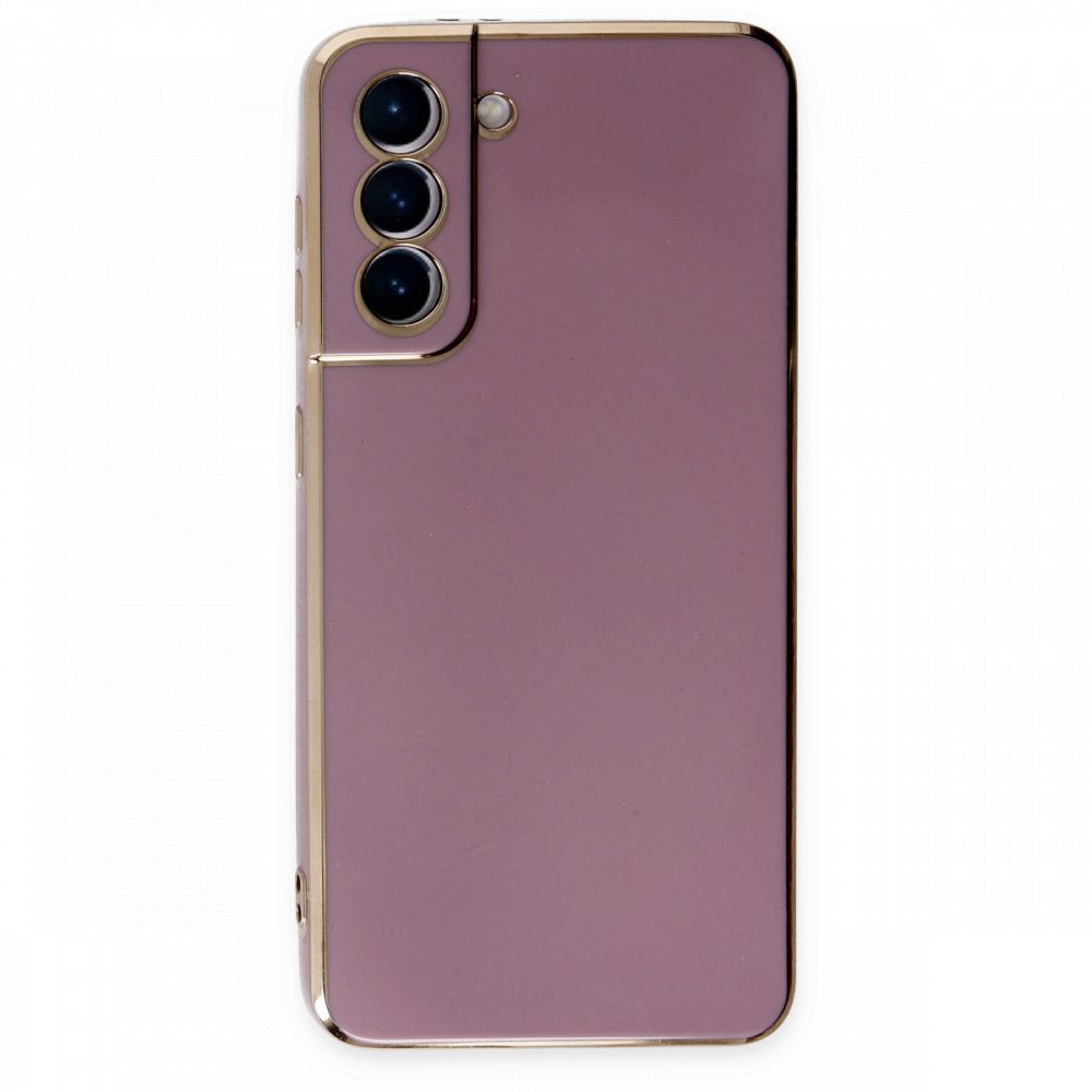  Samsung Galaxy S21 Kılıf Volet Silikon - Mor