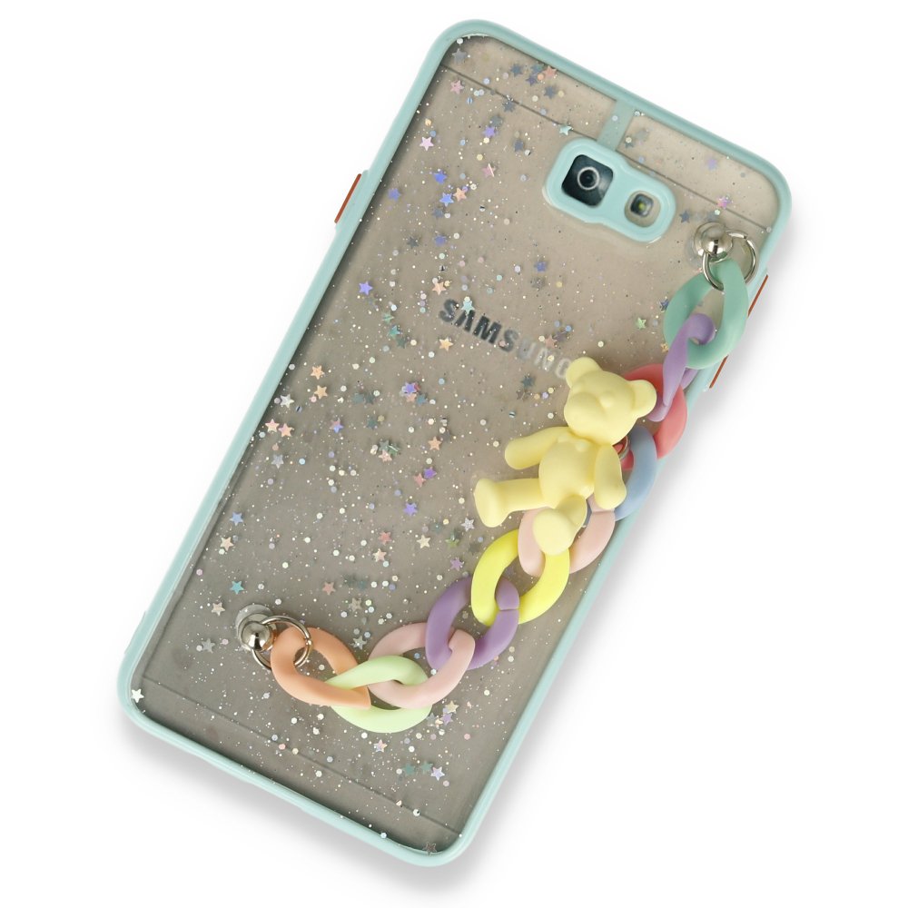 Samsung Galaxy J7 Prime Kılıf Ayıcıklı Silikon - Yeşil Samsung Galaxy J7 Prime Kılıf Ayıcıklı Silikon - Yeşil