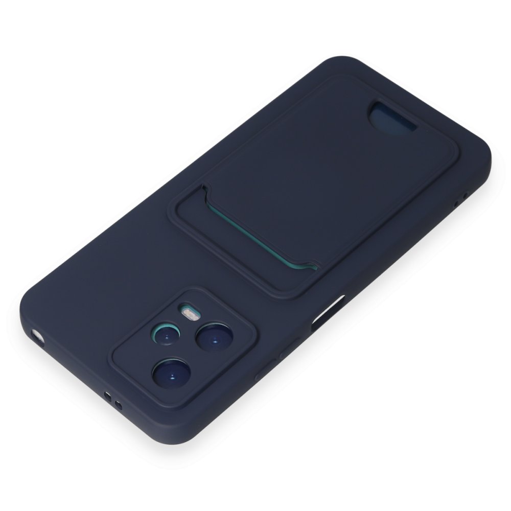 Redmi Note 12 5G Kılıf Kelvin Kartvizitli Silikon - Lacivert
