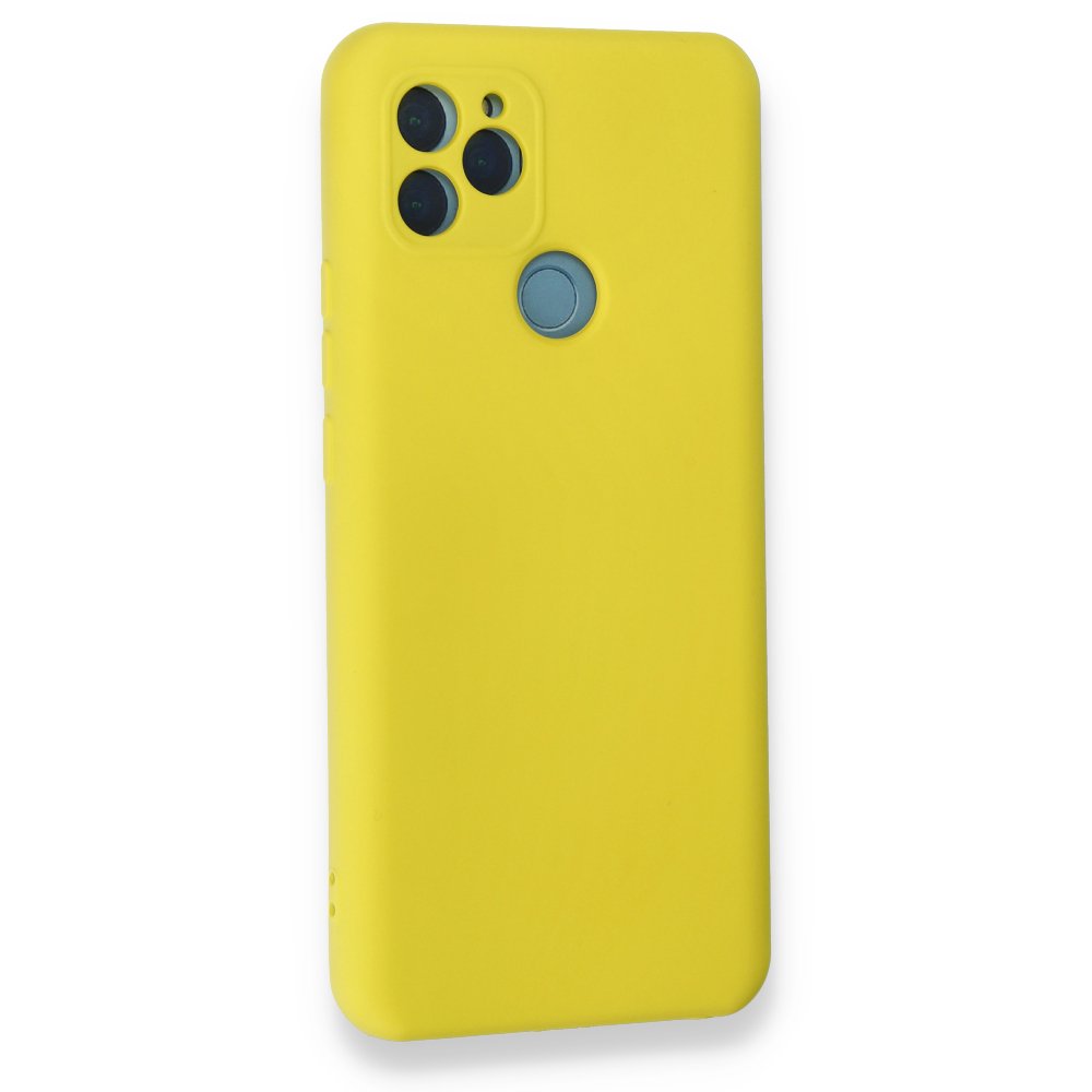  General Mobile GM 21 Kılıf Nano içi Kadife Silikon - Sarı