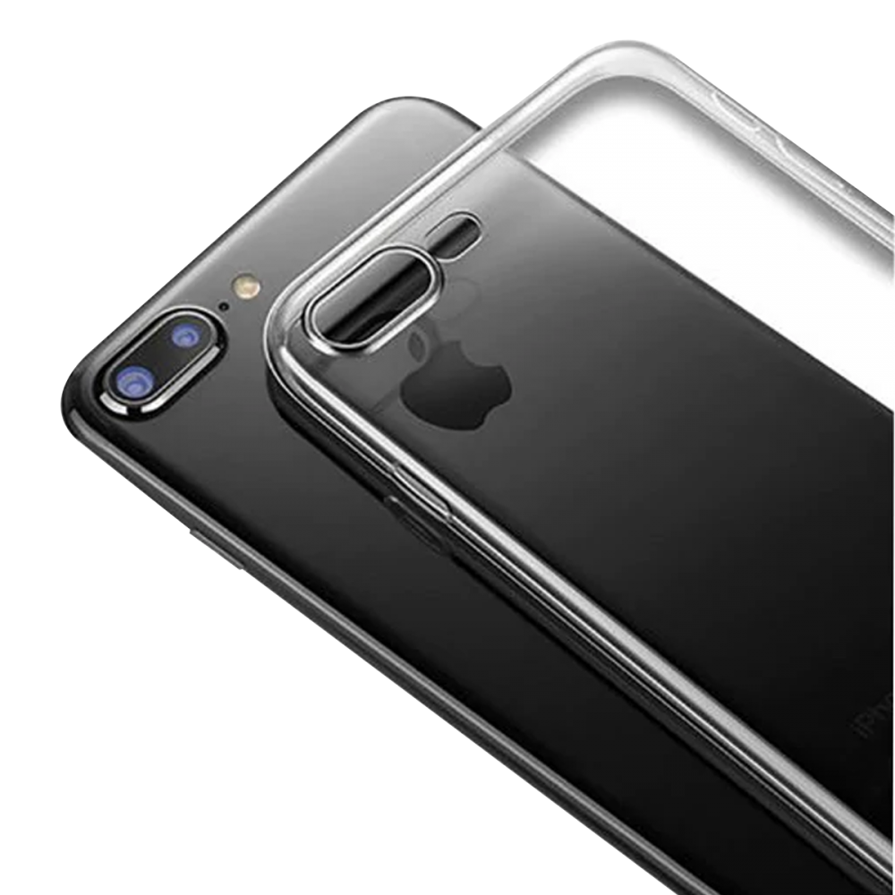 iPhone 8 Plus Kılıf Lüx Şeffaf Silikon iPhone 8 Plus Kılıf Lüx Şeffaf Silikon