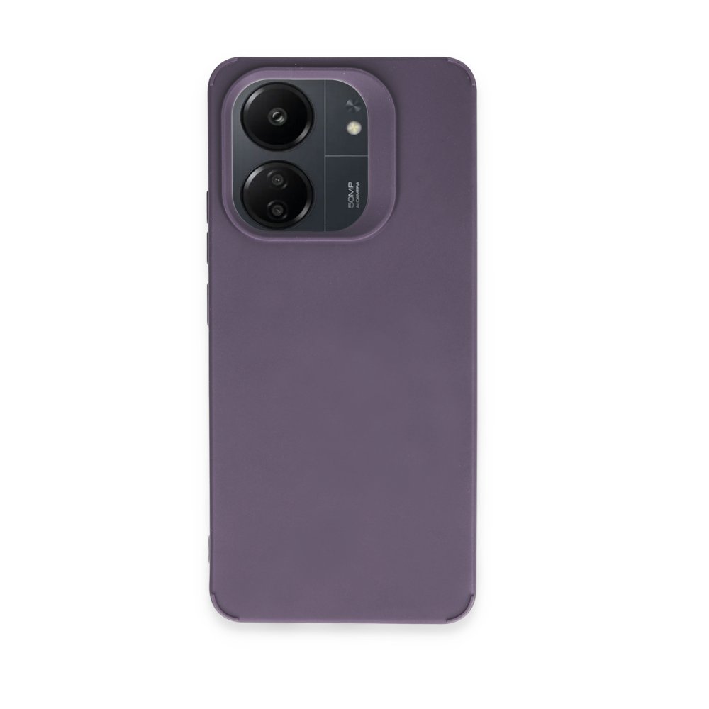 Redmi 13C Kılıf Petro Silikon - Mürdüm