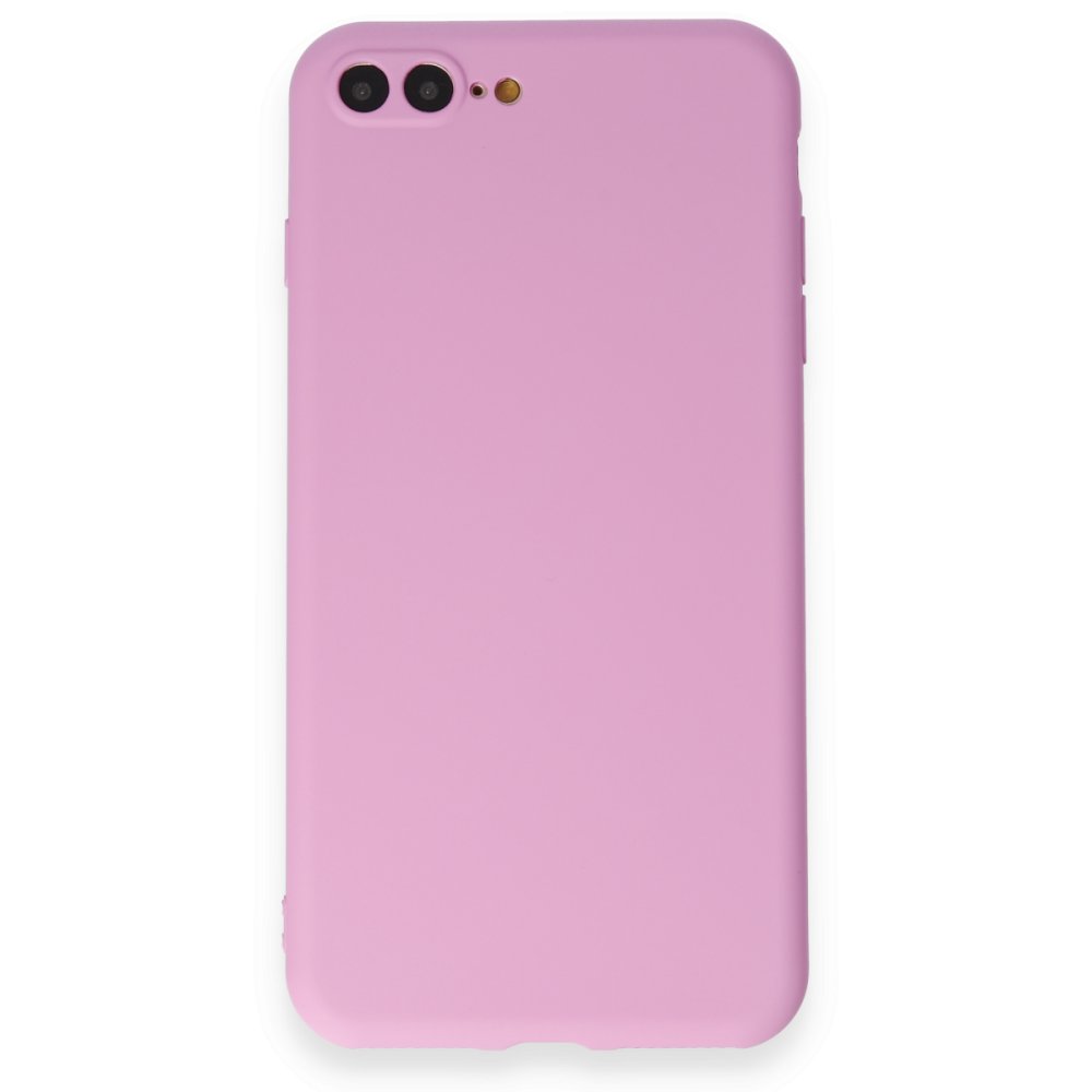  iPhone 8 Plus Kılıf First Silikon - Açık Mor
