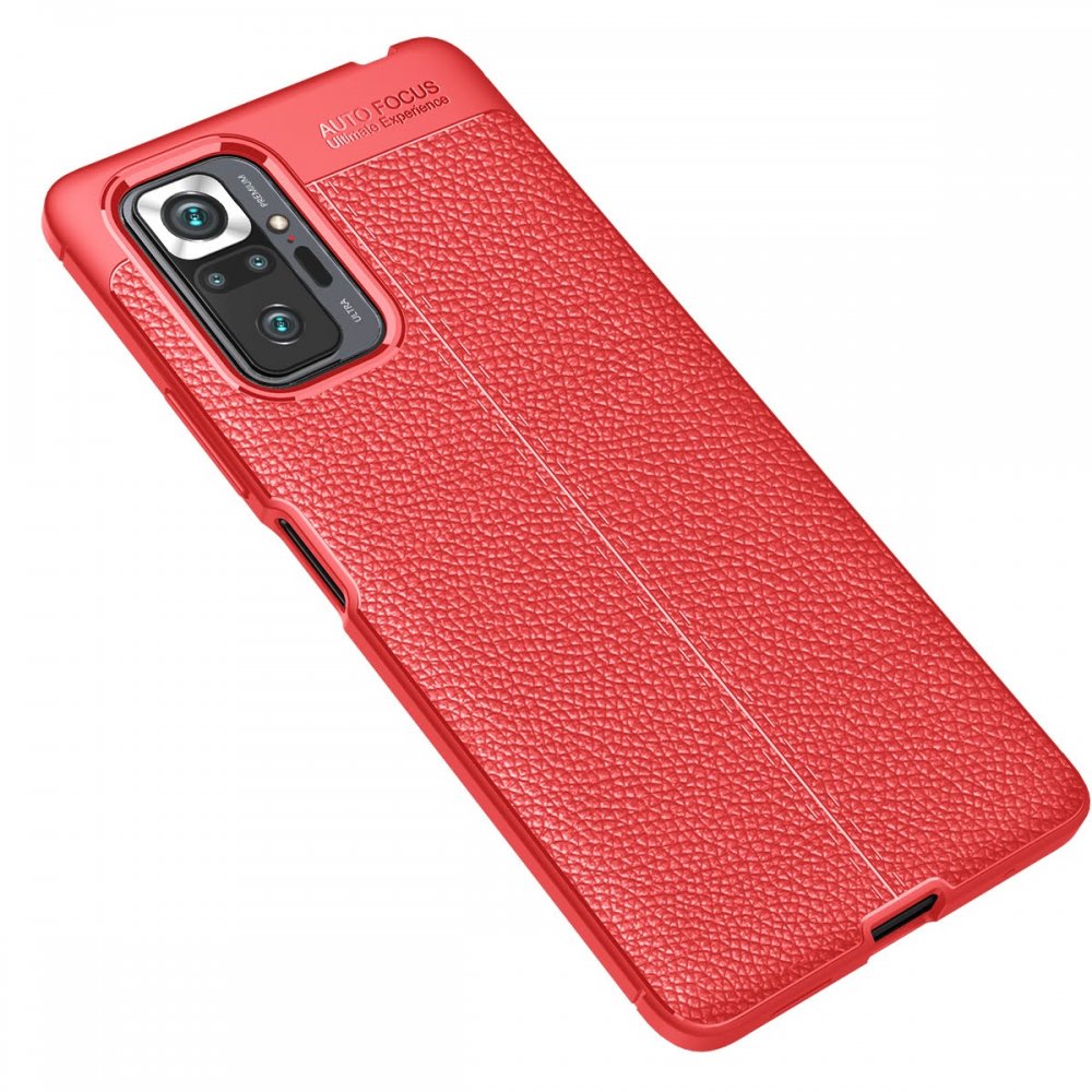 Redmi Note 10 Pro Kılıf Auto Focus Kapak - Kırmızı