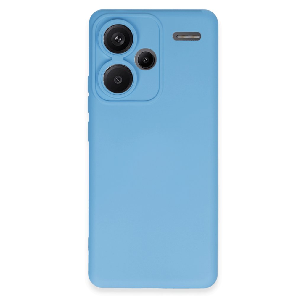 Redmi Note 13 Pro Plus Kılıf Nano içi Kadife Silikon - Mavi Redmi Note 13 Pro Plus Kılıf Nano içi Kadife Silikon - Mavi