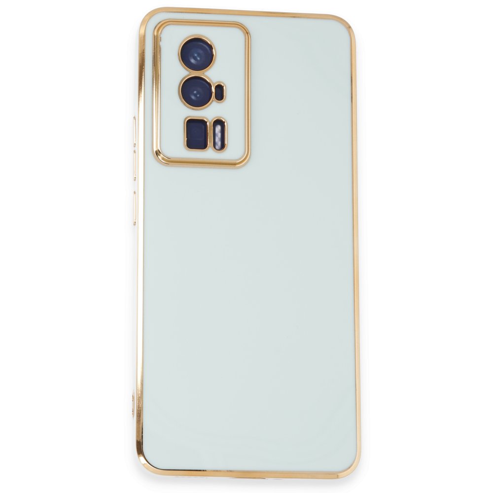 Xiaomi Poco F5 Pro Kılıf Volet Silikon - Açık Yeşil  Xiaomi Poco F5 Pro Kılıf Volet Silikon - Açık Yeşil