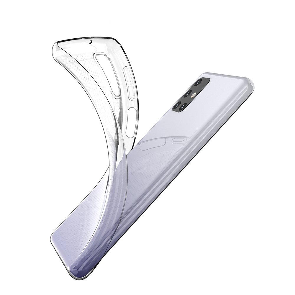  Samsung Galaxy M31S Kılıf Lüx Şeffaf Silikon