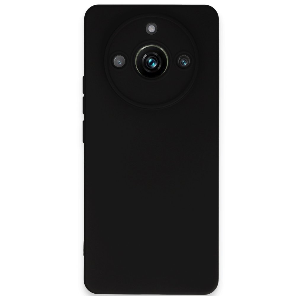  Realme 11 Pro Kılıf Nano içi Kadife Silikon - Siyah