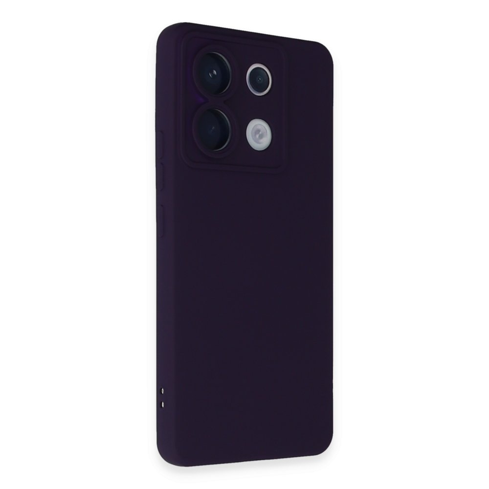 Redmi Note 13 Pro 5G Kılıf Nano içi Kadife Silikon - Mor Redmi Note 13 Pro 5G Kılıf Nano içi Kadife Silikon - Mor