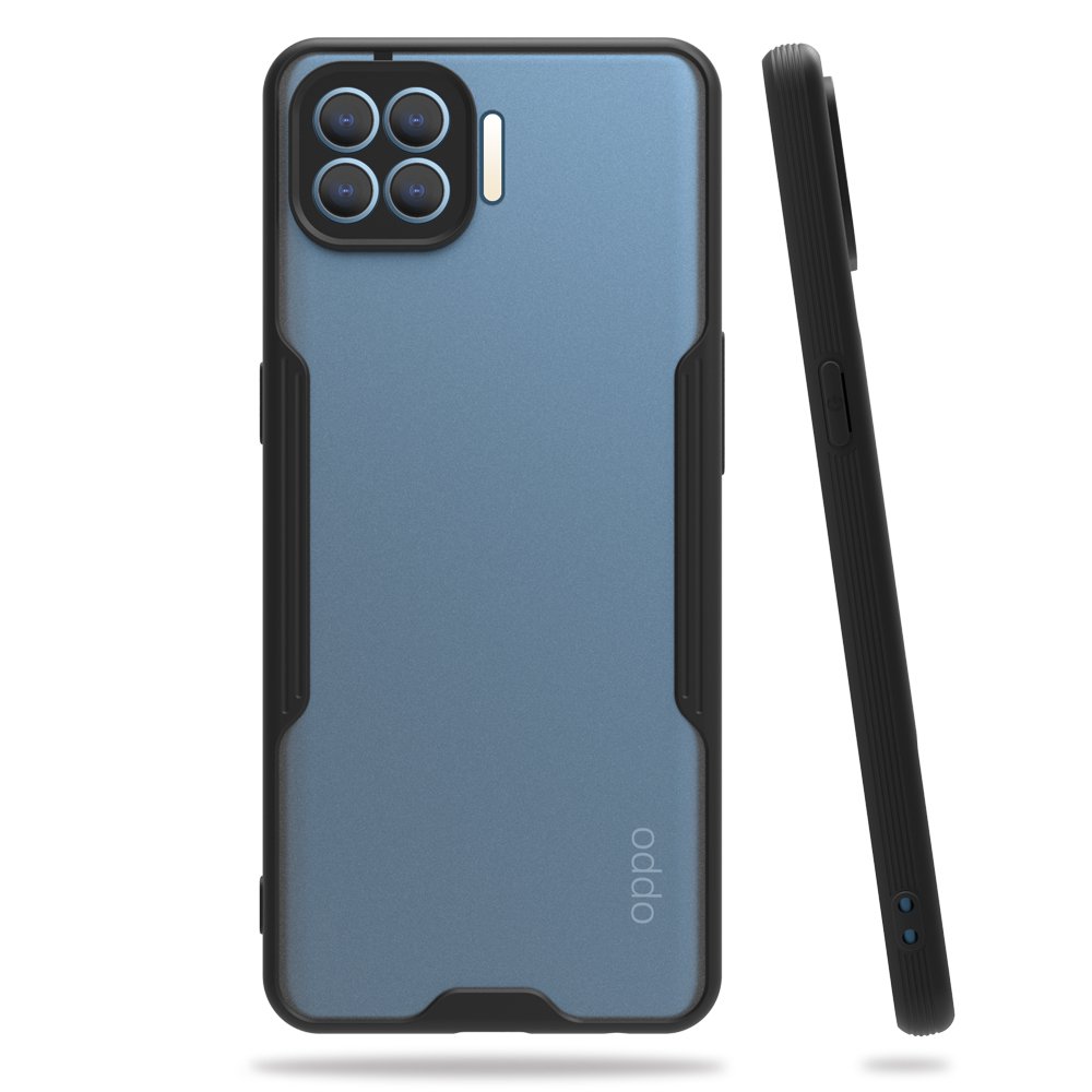 Oppo Reno 4 Lite Kılıf Platin Silikon - Siyah Oppo Reno 4 Lite Kılıf Platin Silikon - Siyah