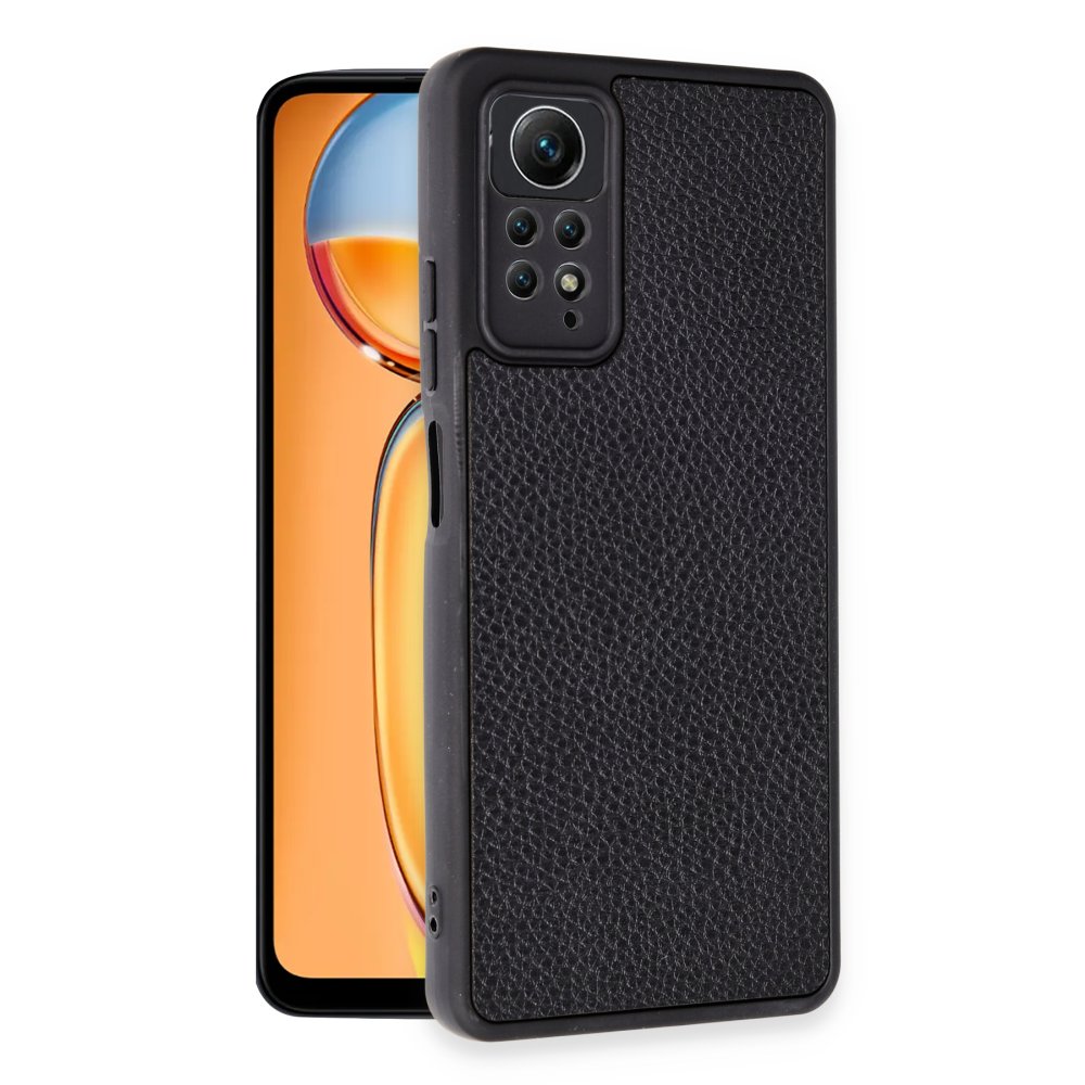 Redmi Note 11 Pro Kılıf Aras Deri Kapak - Siyah Redmi Note 11 Pro Kılıf Aras Deri Kapak - Siyah