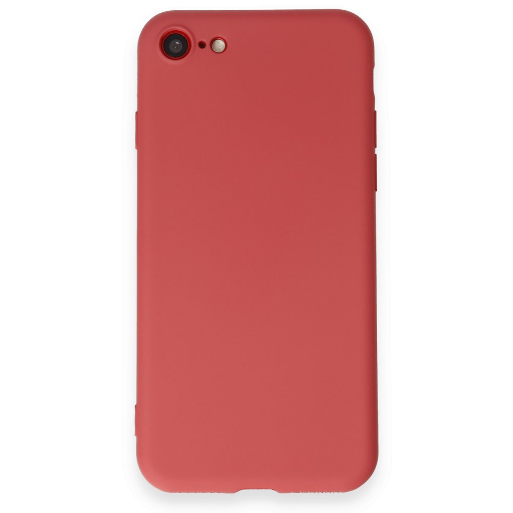  iPhone 7 Kılıf First Silikon - Kiremit