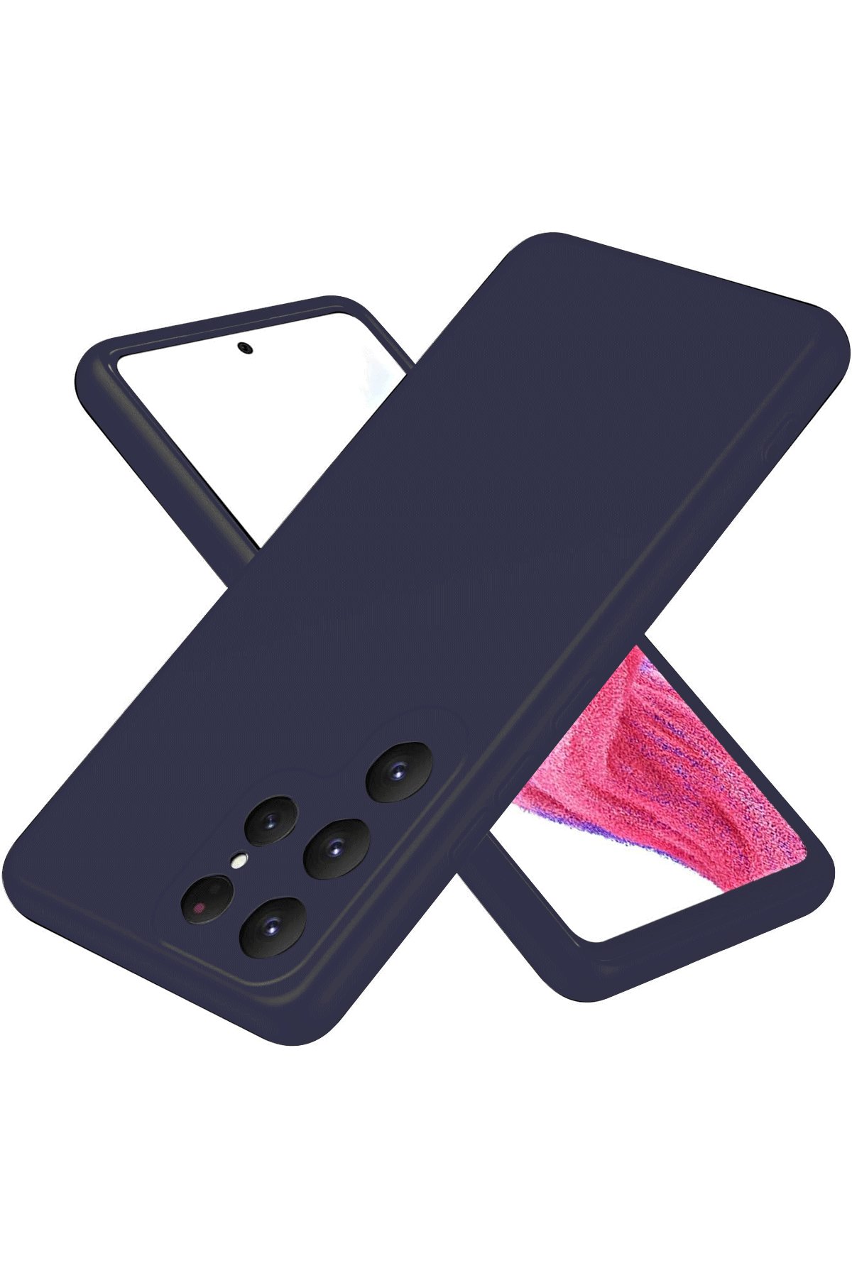  Samsung Galaxy S25 Ultra Kılıf First Silikon - Lacivert