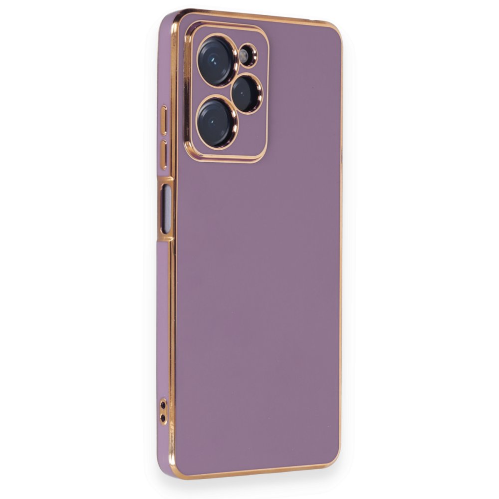 Xiaomi Poco X5 Pro 5G Kılıf Volet Silikon - Mor Xiaomi Poco X5 Pro 5G Kılıf Volet Silikon - Mor