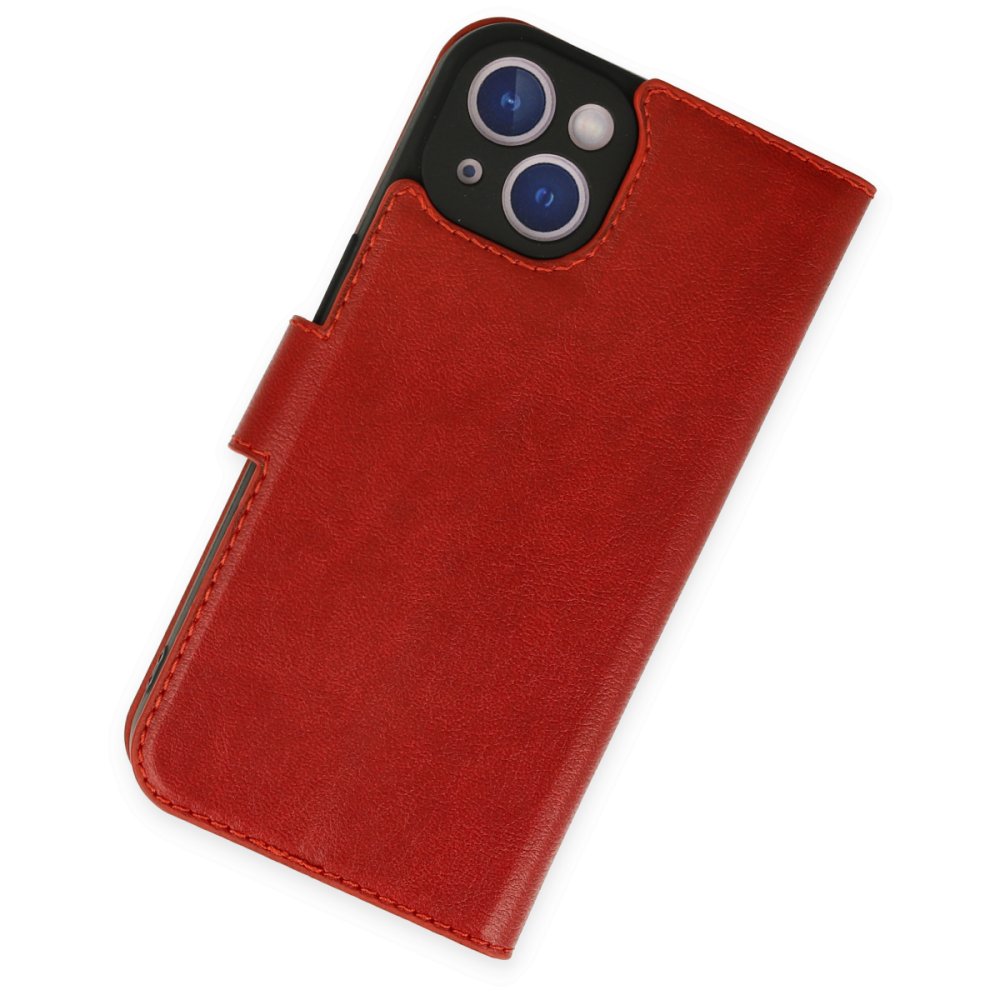 iPhone 14 Plus Kılıf Trend S Plus Kapaklı Kılıf - Kırmızı iPhone 14 Plus Kılıf Trend S Plus Kapaklı Kılıf - Kırmızı