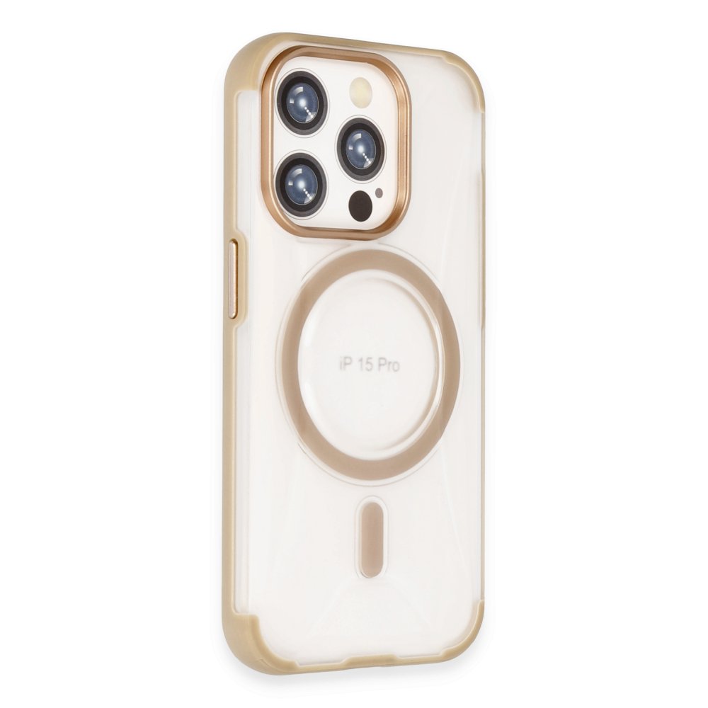 Joko iPhone 15 Pro Hilton Magsafe Kapak - Gold